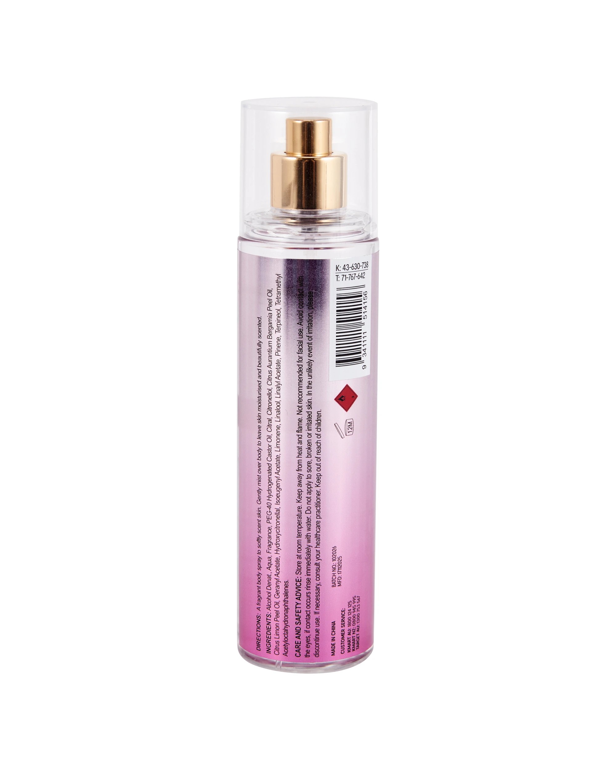 4 OXX Fragrance Loveburst Body Mist 150ml - Rose, Magnolia and Amber, 4 of 4