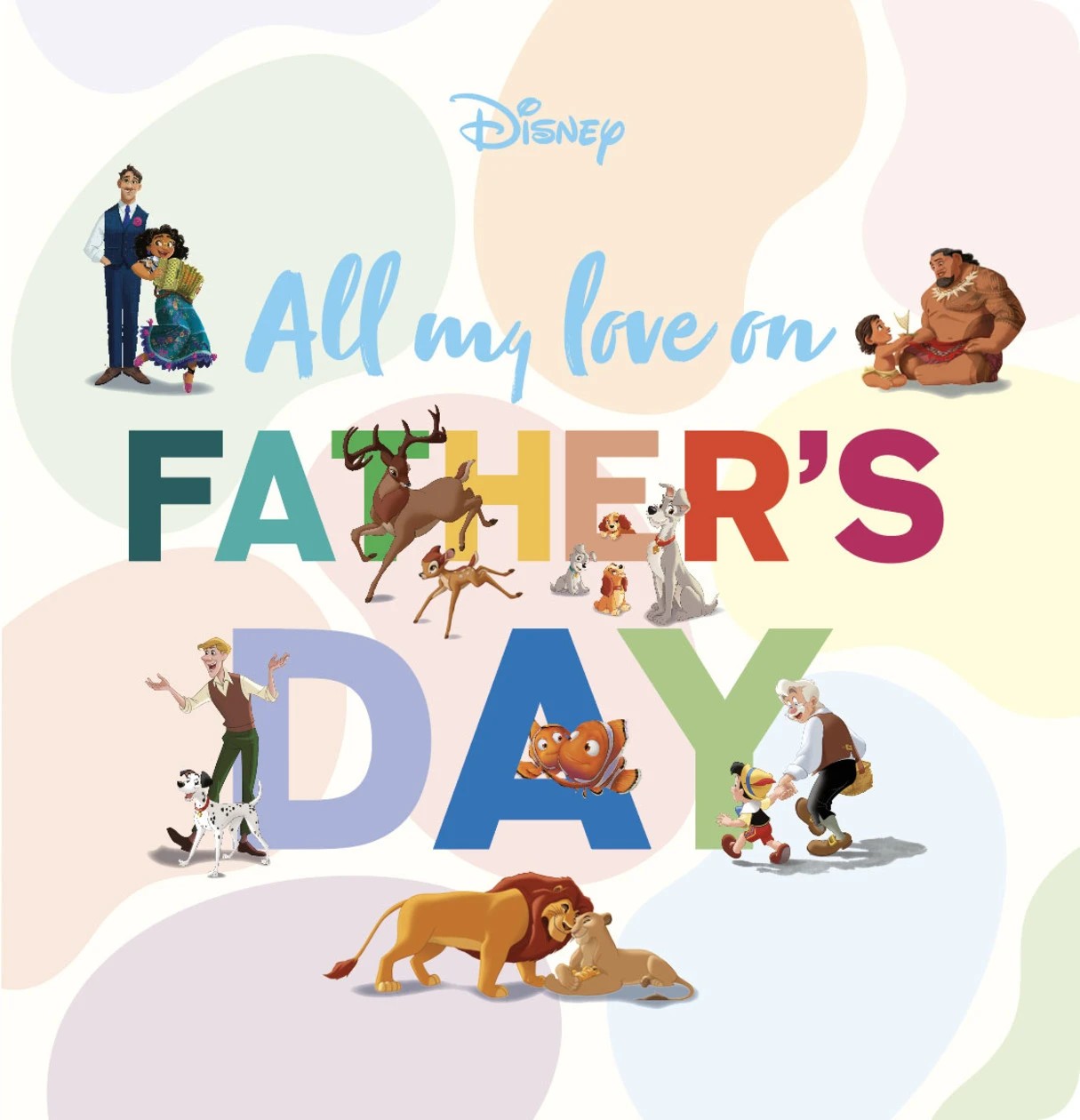 1 Disney All My Love on Father's Day - Book