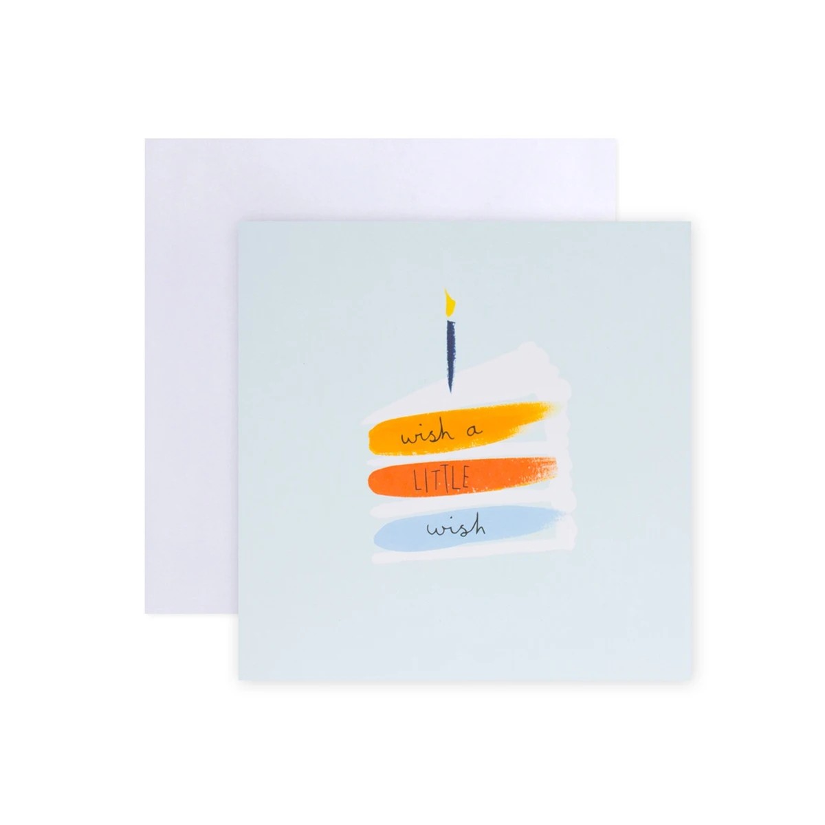 1 Creative Publishing by Hallmark Birthday Greeting Card - Little Wish Cake Slice, 1 of 2