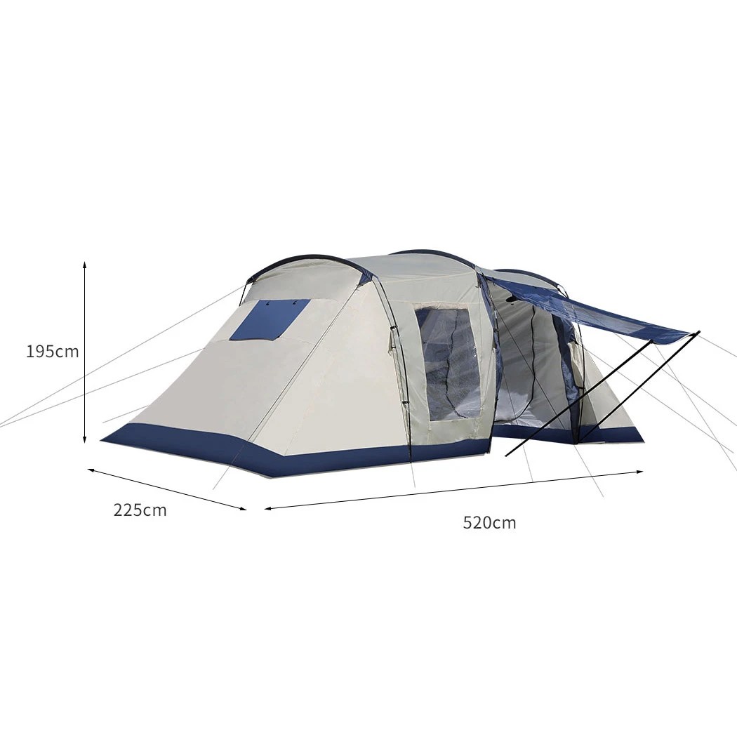3 Mountview 3 Rooms Family Camping Tent, 3 of 8