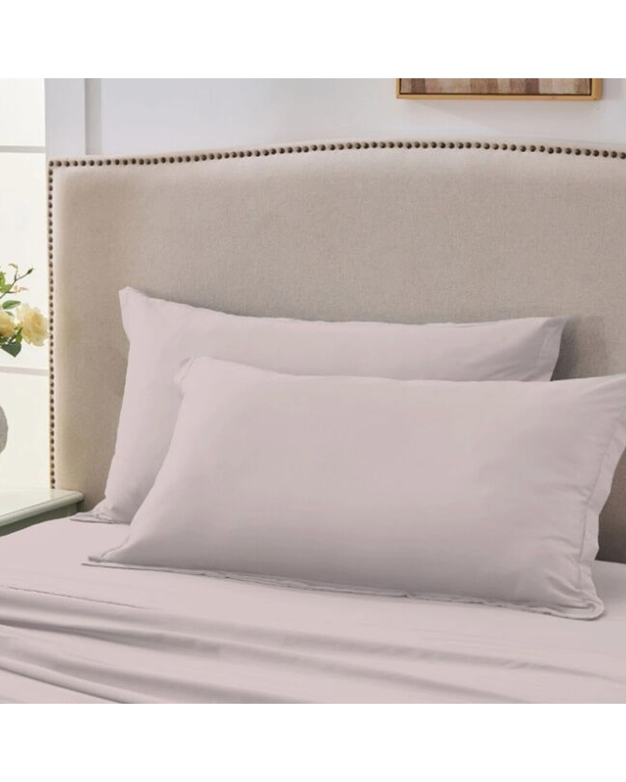 1 Grosvenor House Egyptian Cotton Body Tailored Pillowcase 2PK 500TC - Pink, 1 of 1