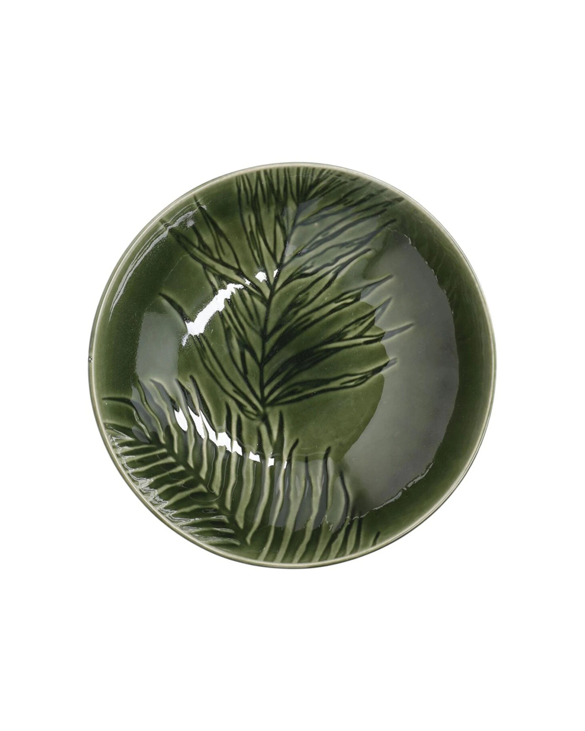 2 Mikasa 4pc Jardin Stoneware Pasta Bowl Set 20cm - Green, 2 of 3