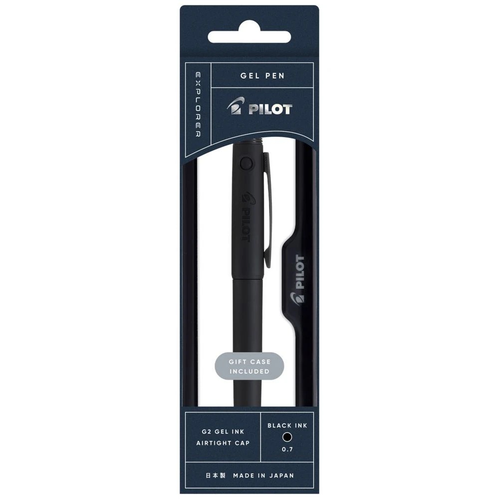 1 PILOT Explorer Gel Pen Matte Black, 1 of 5