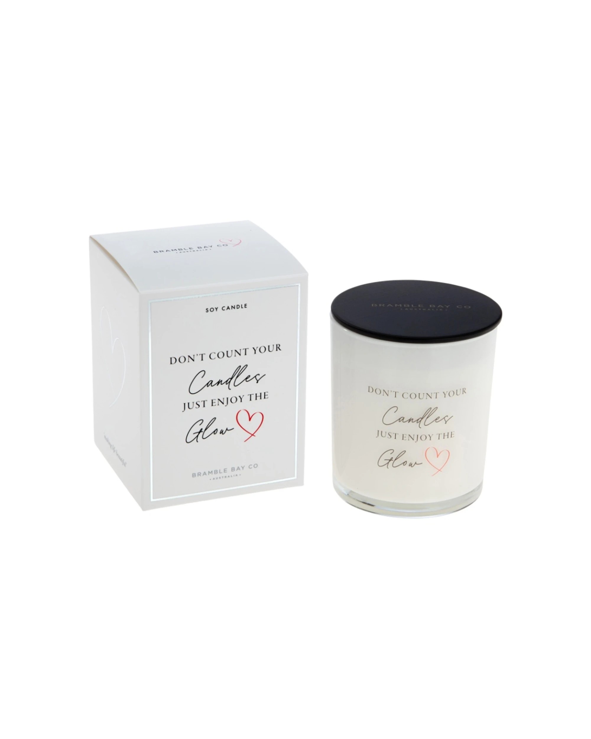 2 Bramble Bay Glow Birthday & Guava Scented Soy Candle Home Fragrance 300g - White, 2 of 2