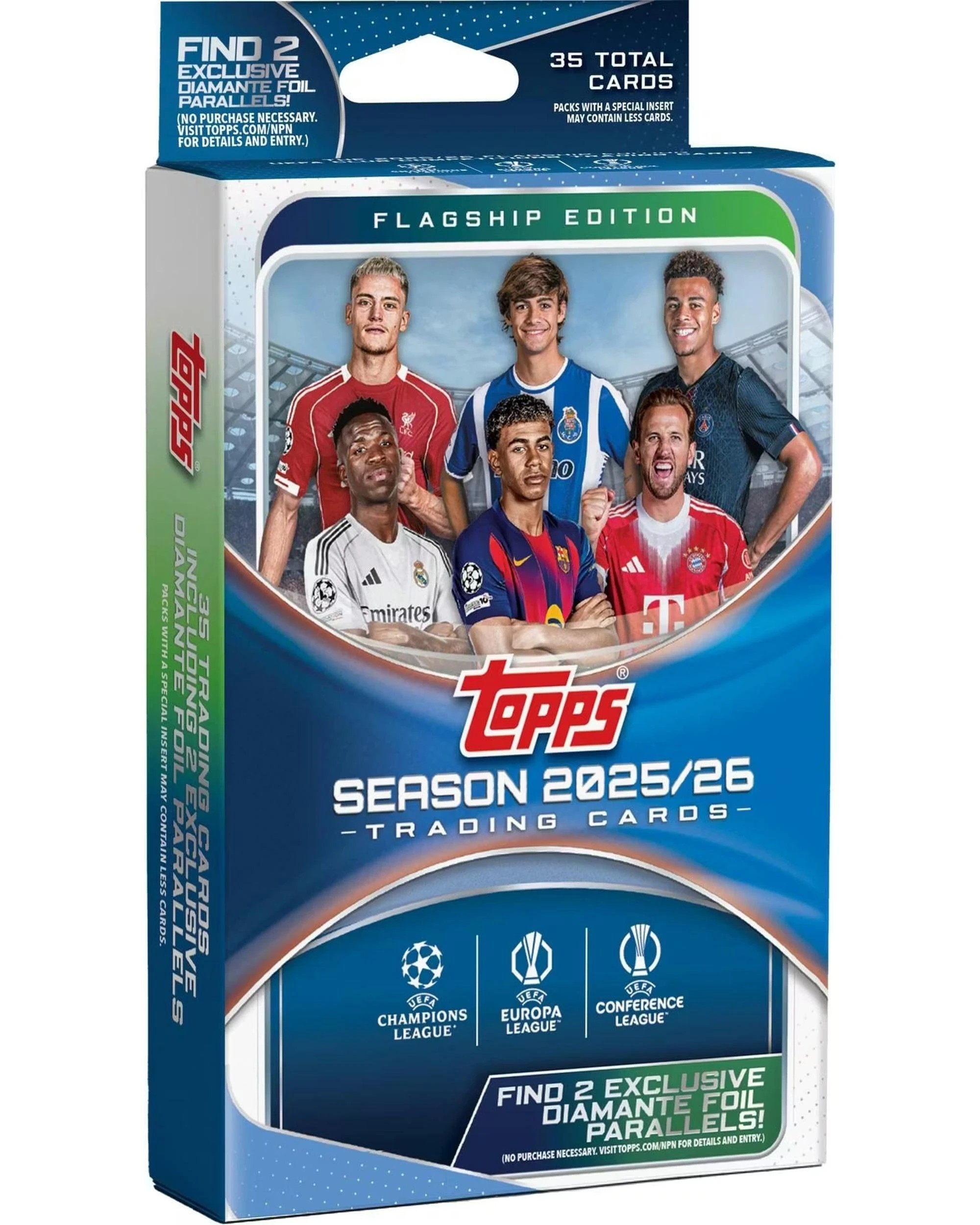 1 Topps UEFA Club Competitions Soccer 2025/2026 Hanger Box, 1 of 5