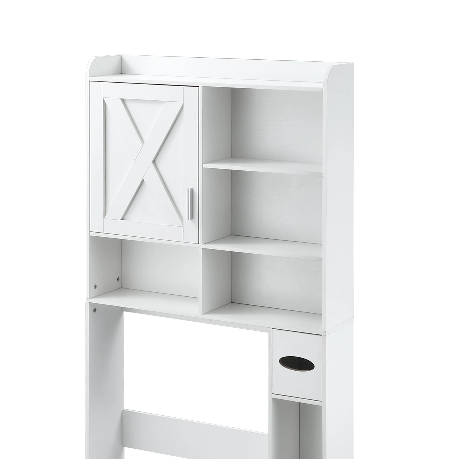 8 LUXSUITE Toilet Shelf Storage Cabinet Bathroom Organiser, 8 of 9