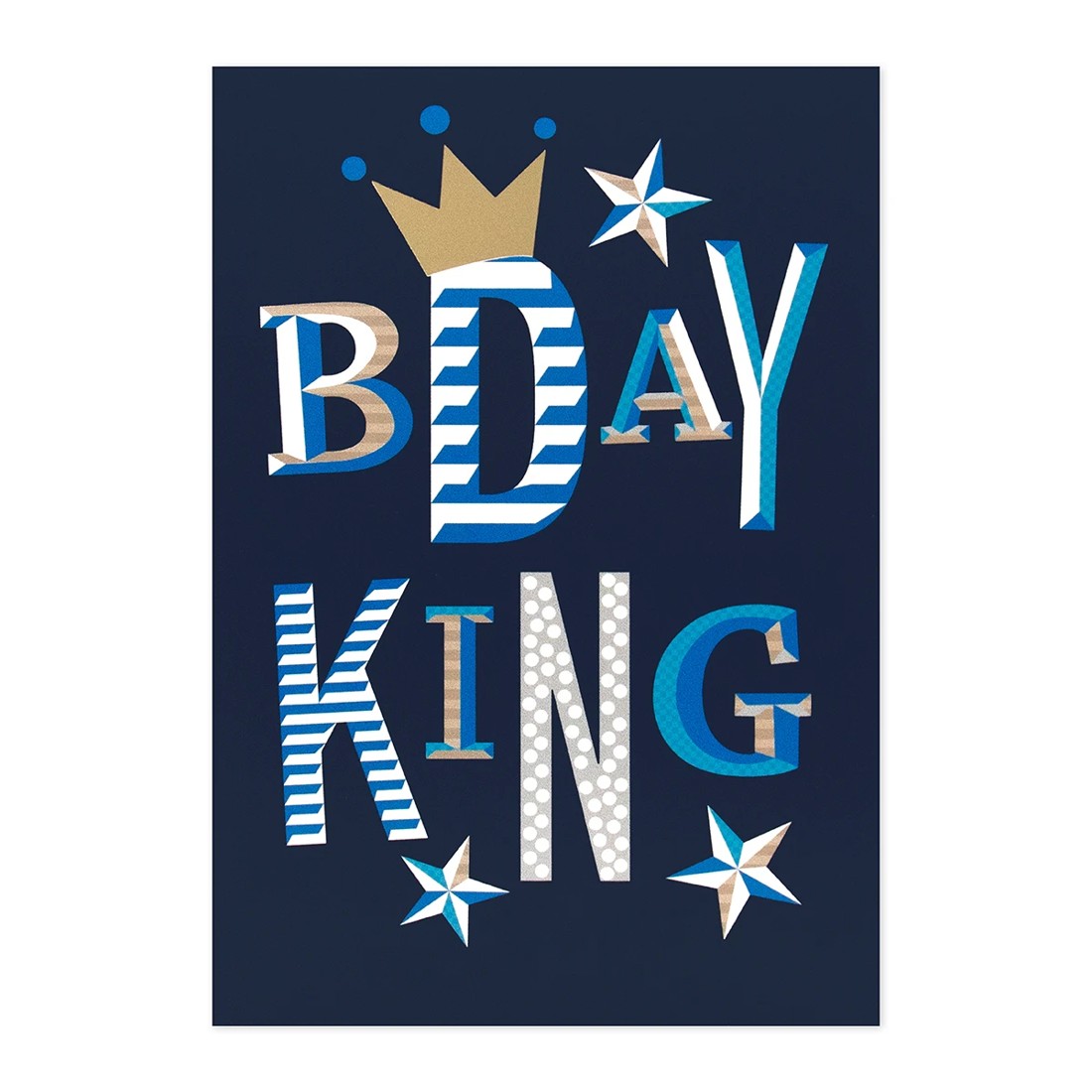 3 Connections from Hallmark Birthday Card - Bday King, 3 of 3
