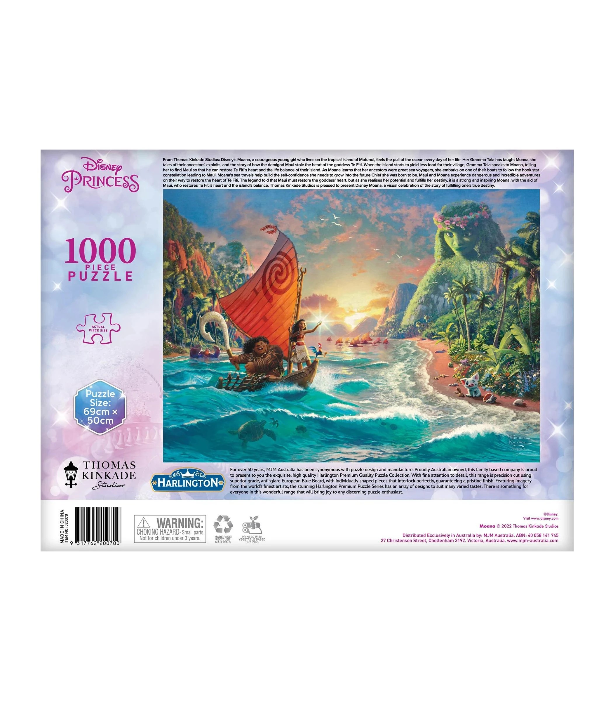 3 Harlington - Kinkade Disney Princess 1000 Piece Jigsaw Puzzle - Assorted* - Multi, 3 of 8