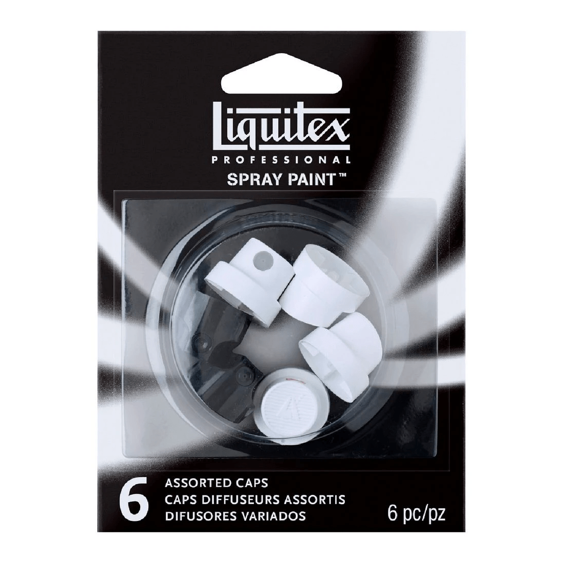 1 Liquitex Spray Paint Nozzles Assorted 6 Pack, 1 of 1