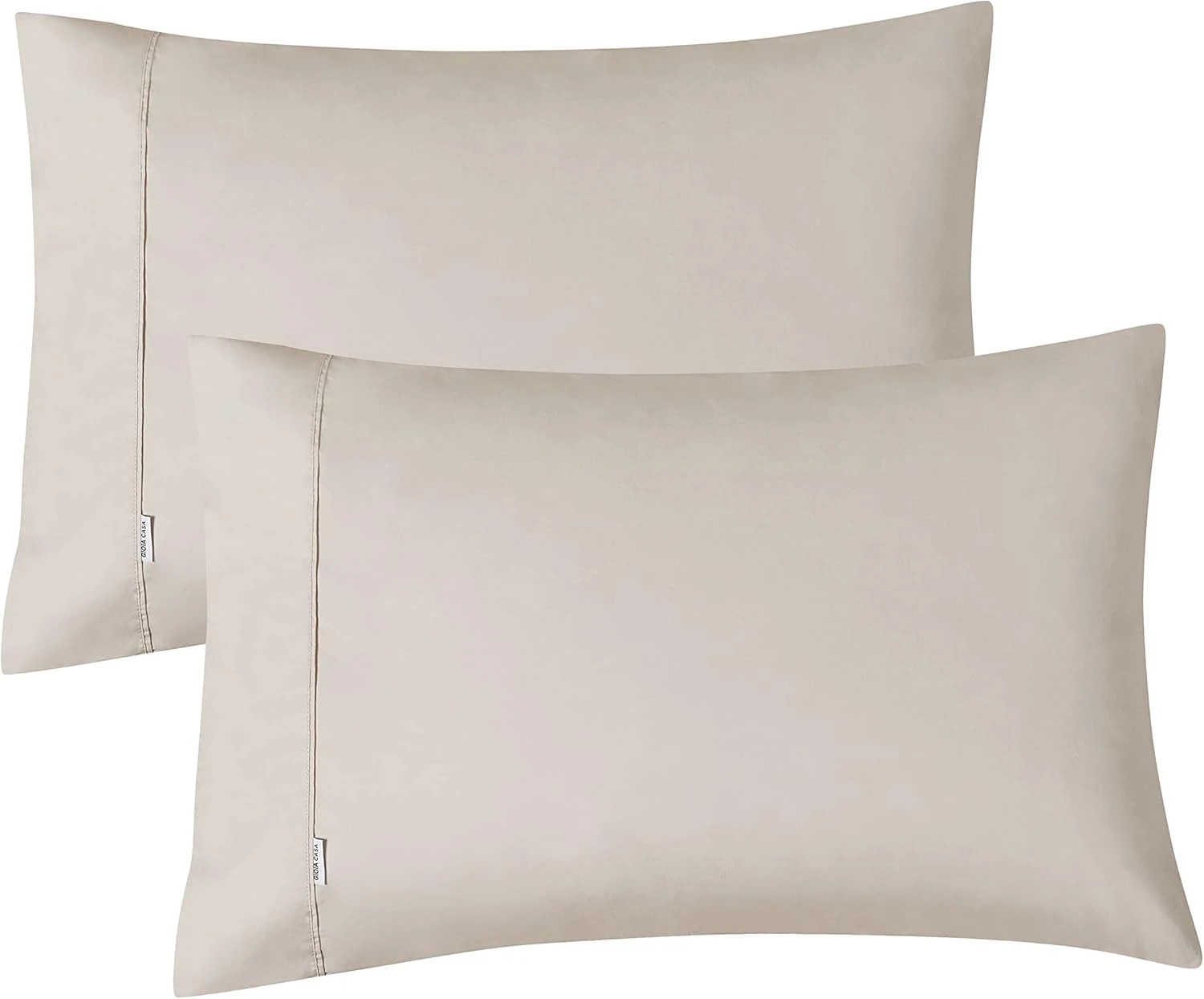 4 Gioia Casa Vintage Washed Cotton Sheet Set Soft Breathable - Double Bed - Natural, 4 of 4