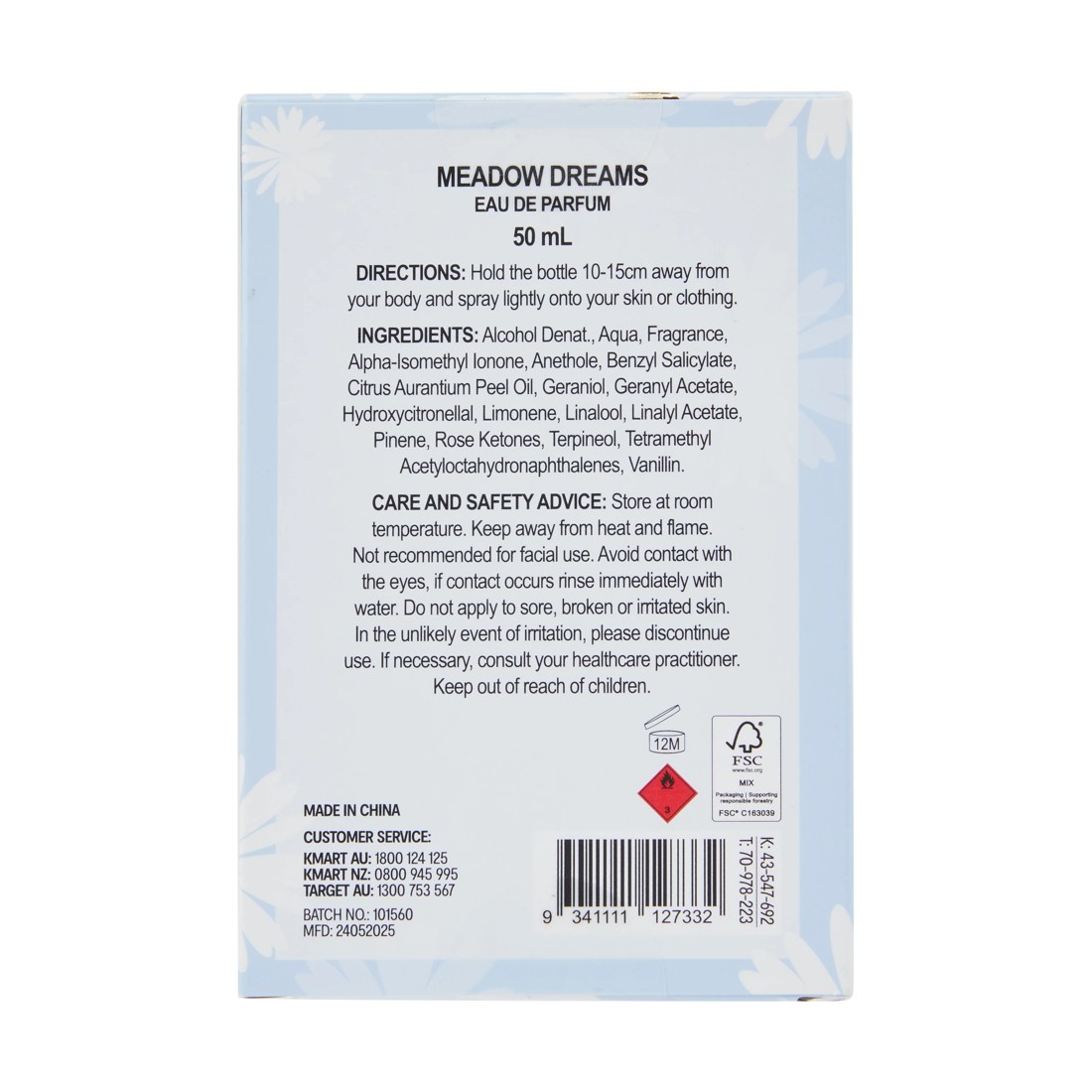 6 OXX Fragrance Meadow Dreams Eau De Parfum 50ml, 6 of 6