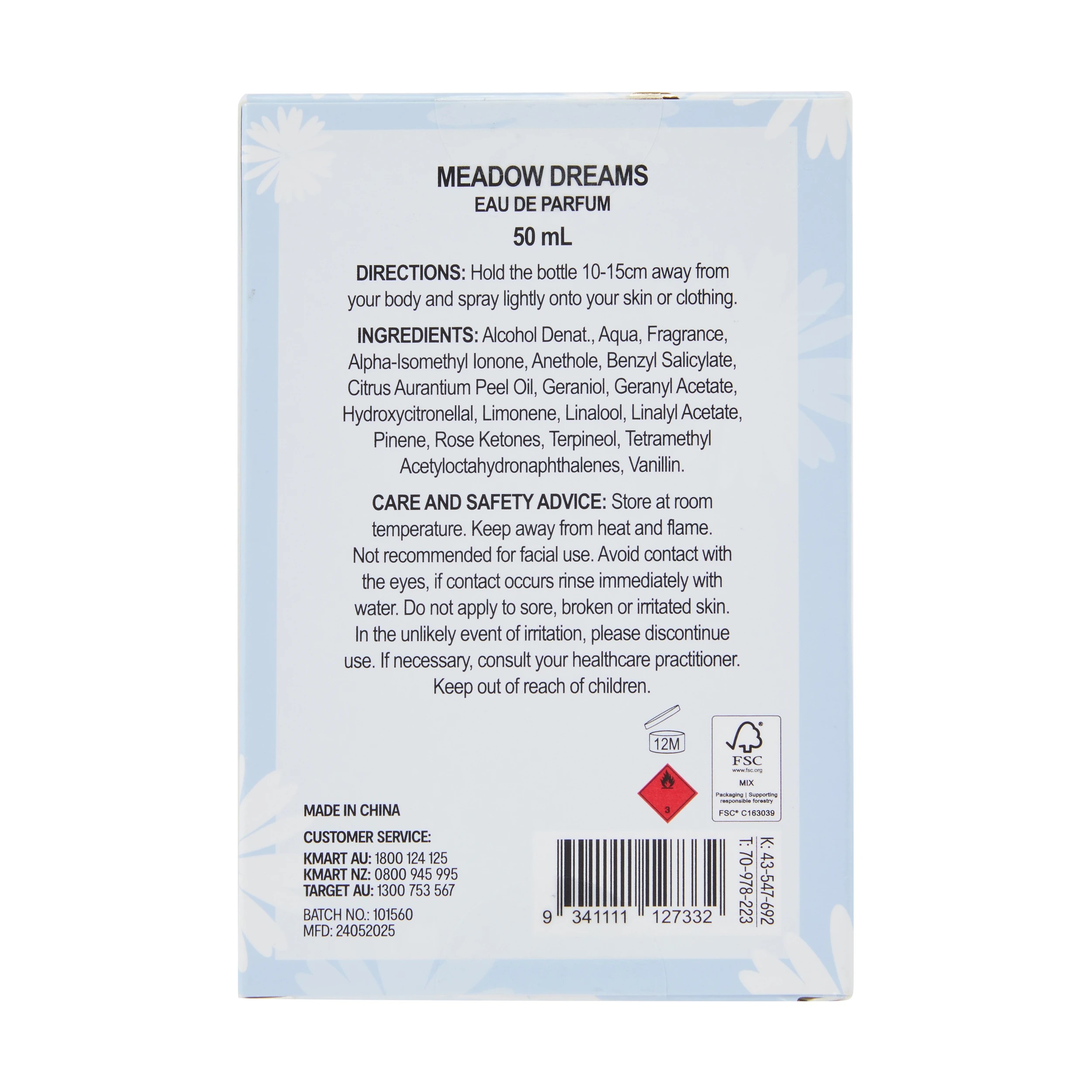6 OXX Fragrance Meadow Dreams Eau De Parfum 50ml, 6 of 6