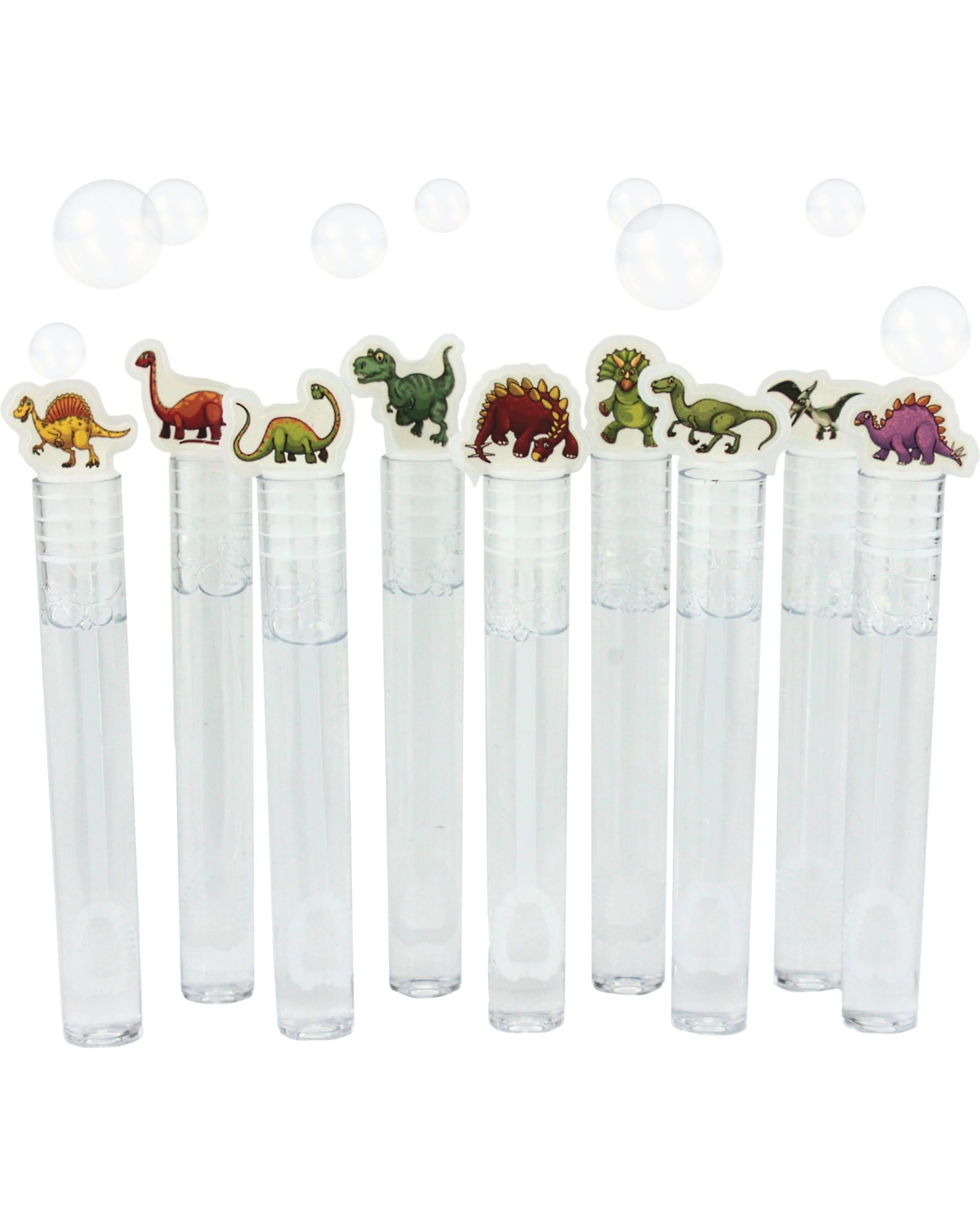 1 Alpen Mini Dinosaur Bubble Wands Pack of 9, 1 of 3