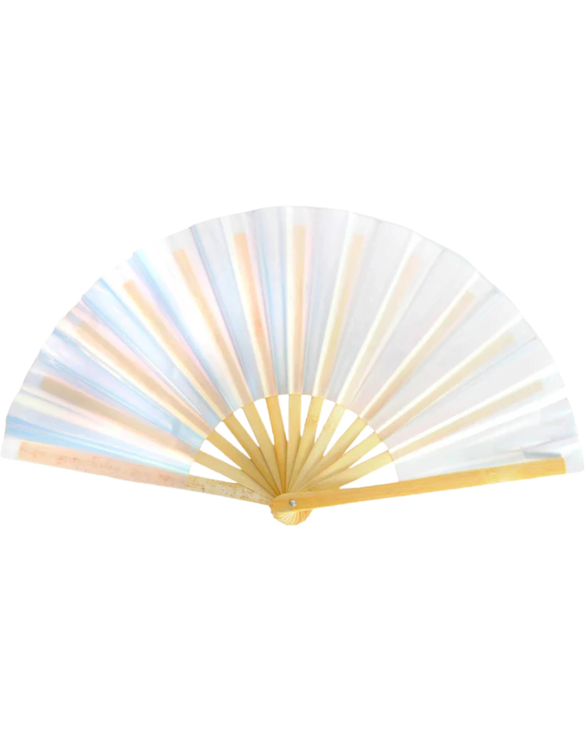 1 JD Party Giant Hand Held Fan 63cm - One Size - Metallic, 1 of 5