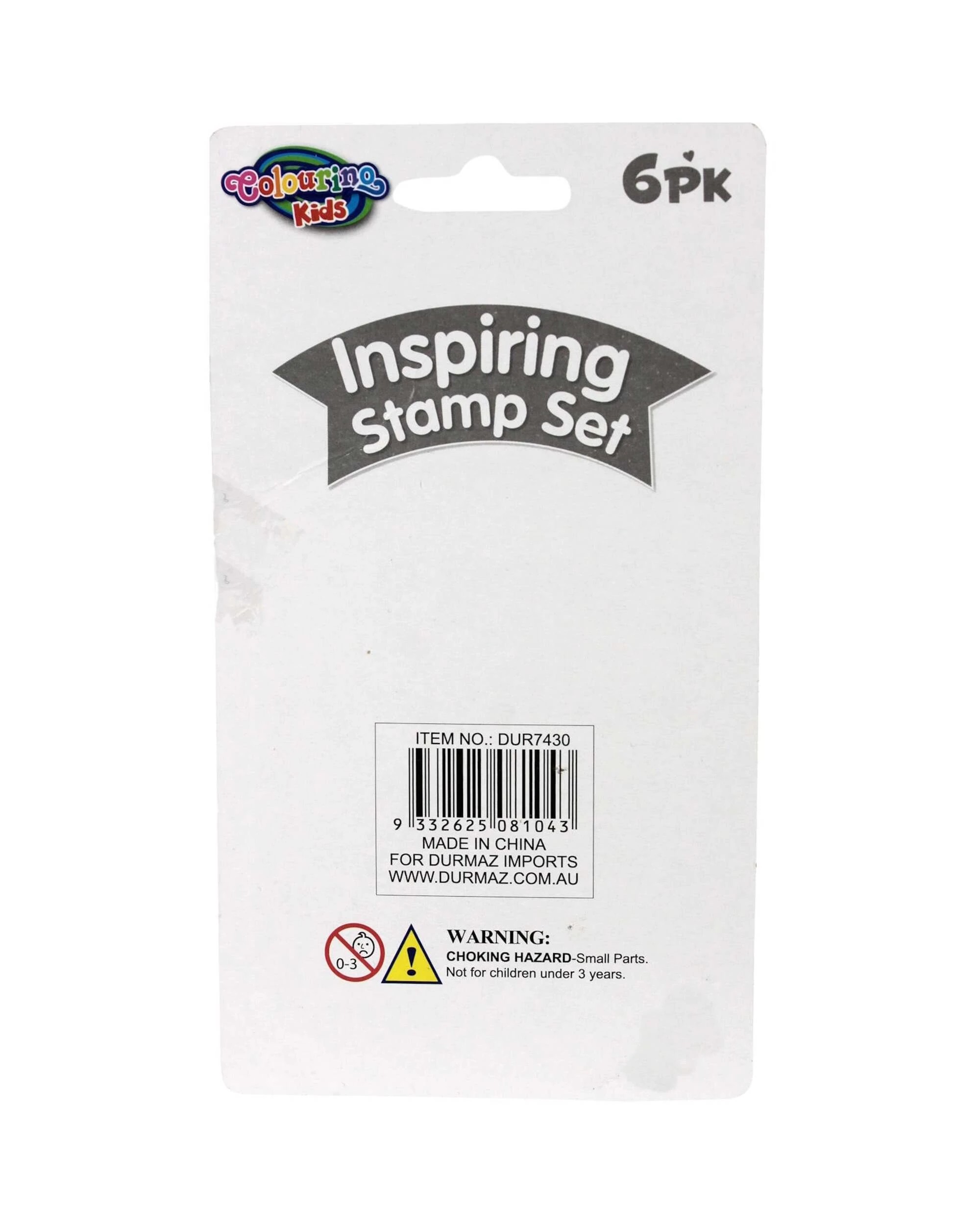 3 Durmaz Inspiring Coloured Stamps Pack of 6 - Multi, 3 of 3