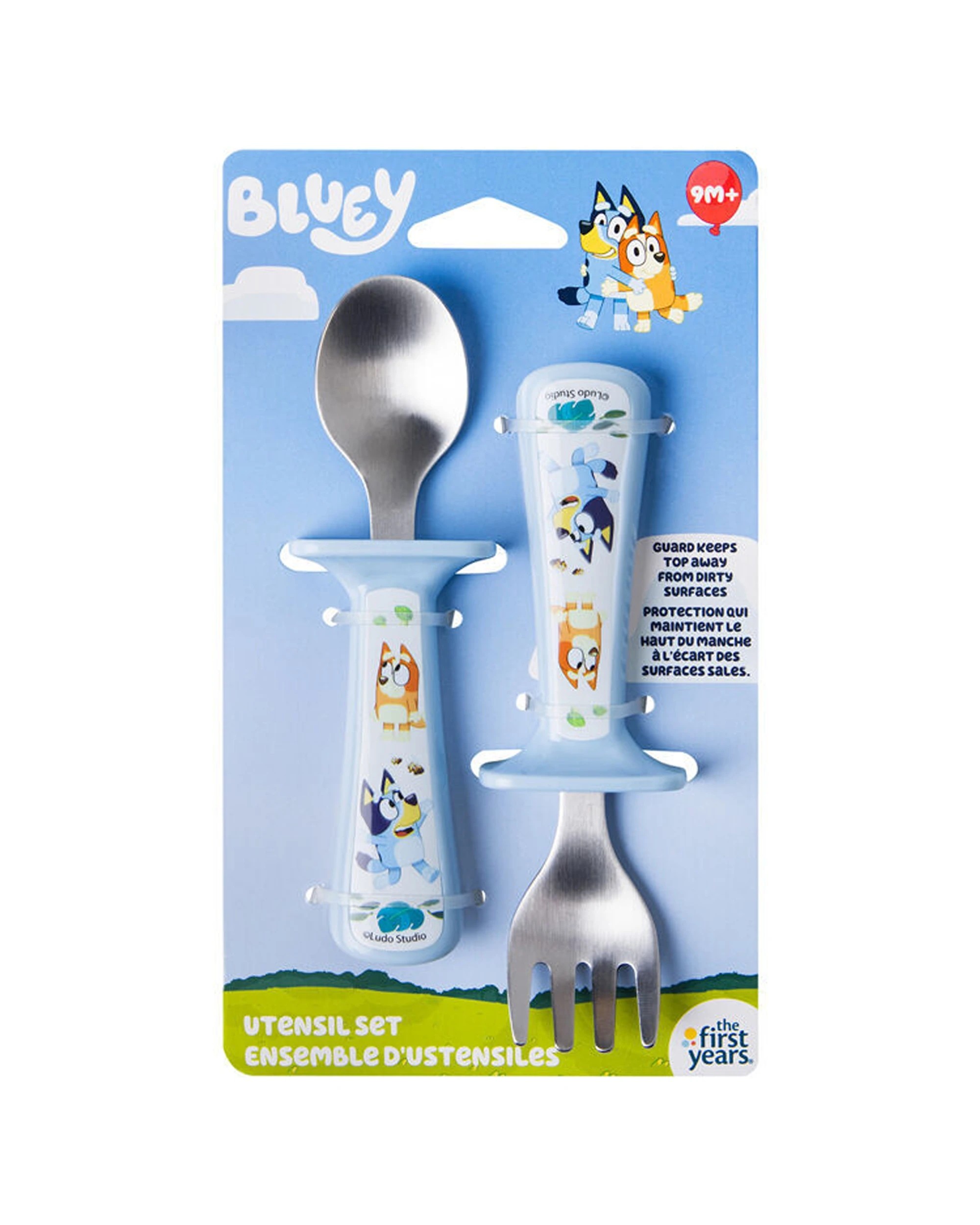 2 The First Years 6x Bluey Toddler Utensils Set With Spoon and Fork 2PK - Multi, 2 of 6