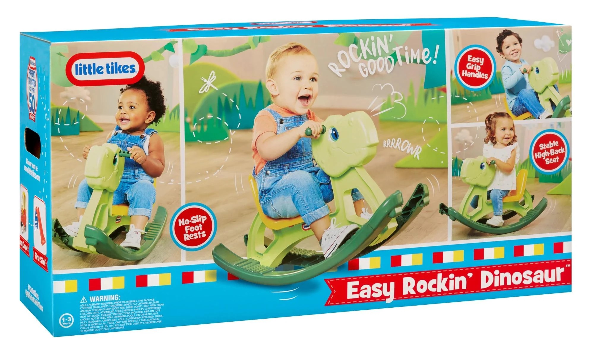 2 Little Tikes Easy Rockin' Dino Toy - Multi, 2 of 3