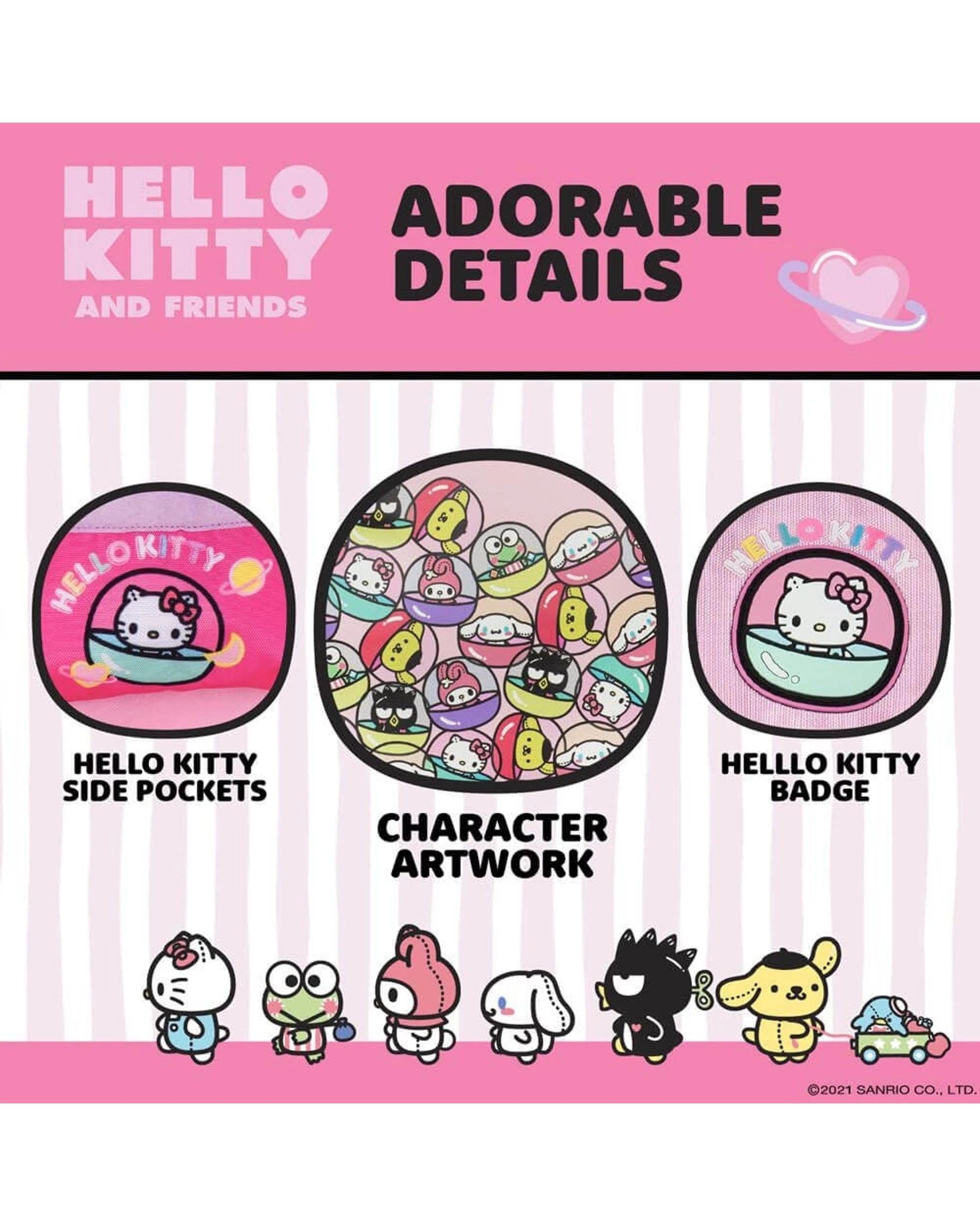 9 Sanrio Hello Kitty School Backpack, 9 of 10