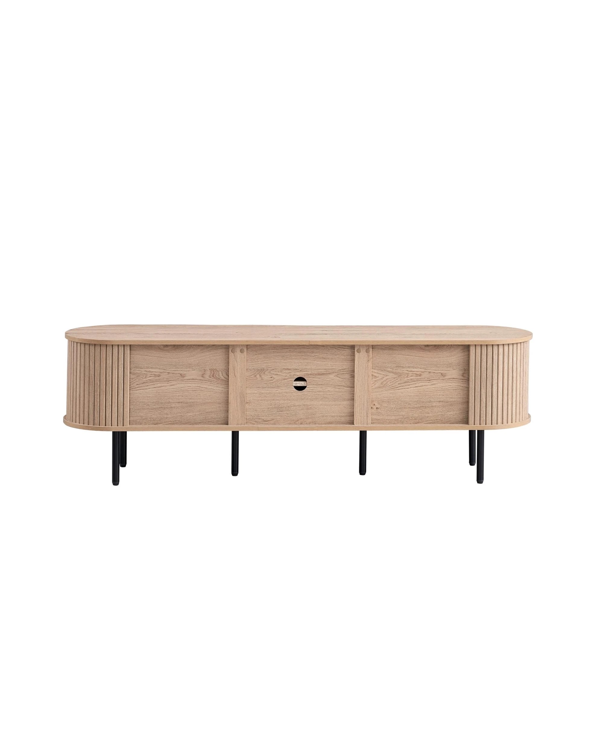 4 Kodu TV Entertainment Unit 170cm 2 Doors Oak - Natural, 4 of 4