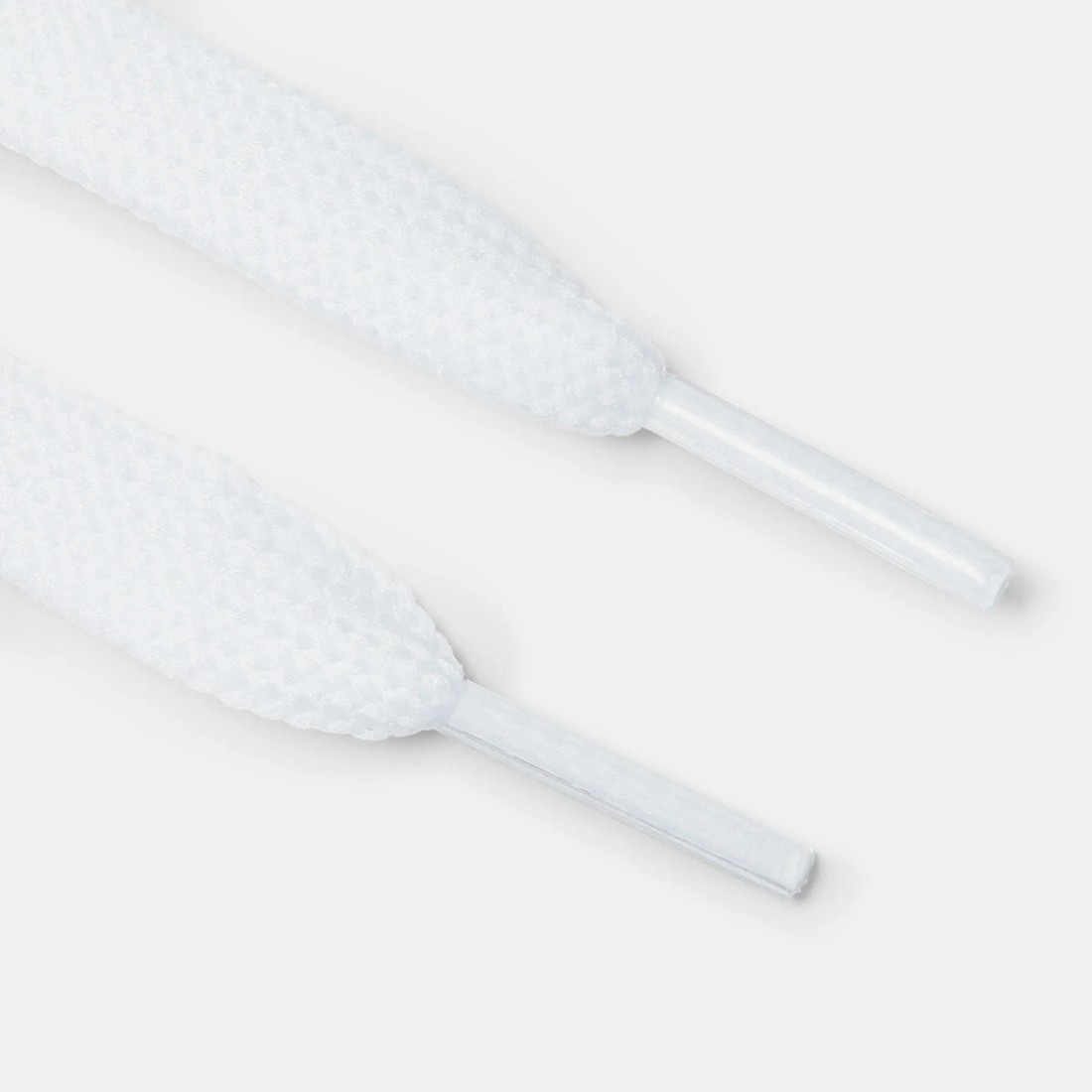 3 2 Pack Flat Laces - White, 3 of 3