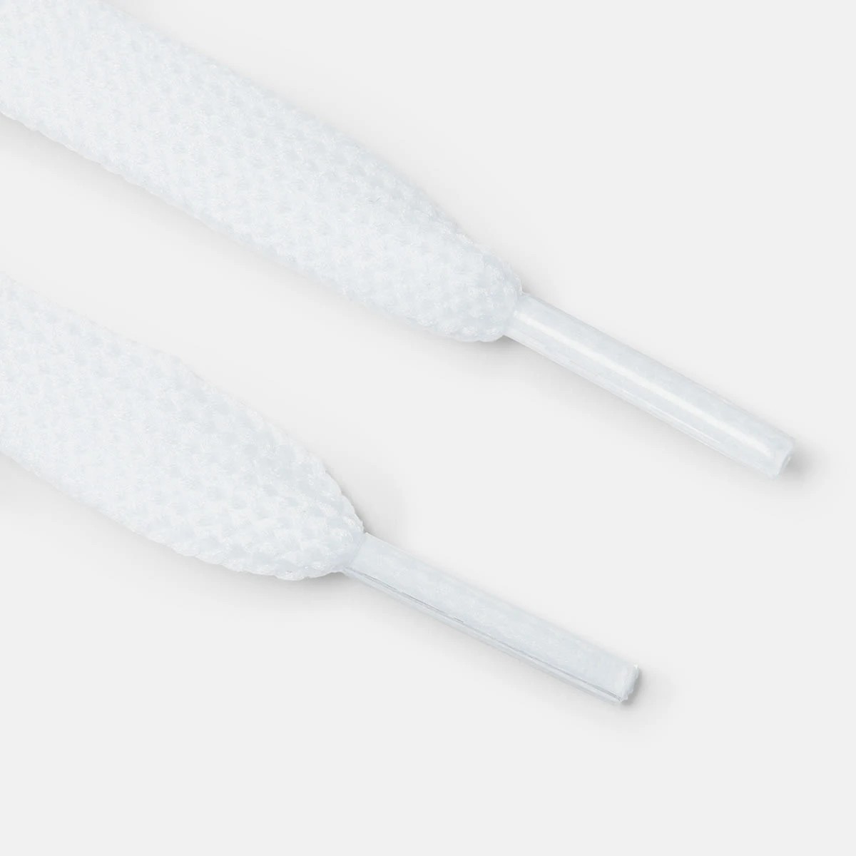 3 2 Pack Flat Laces - White, 3 of 3