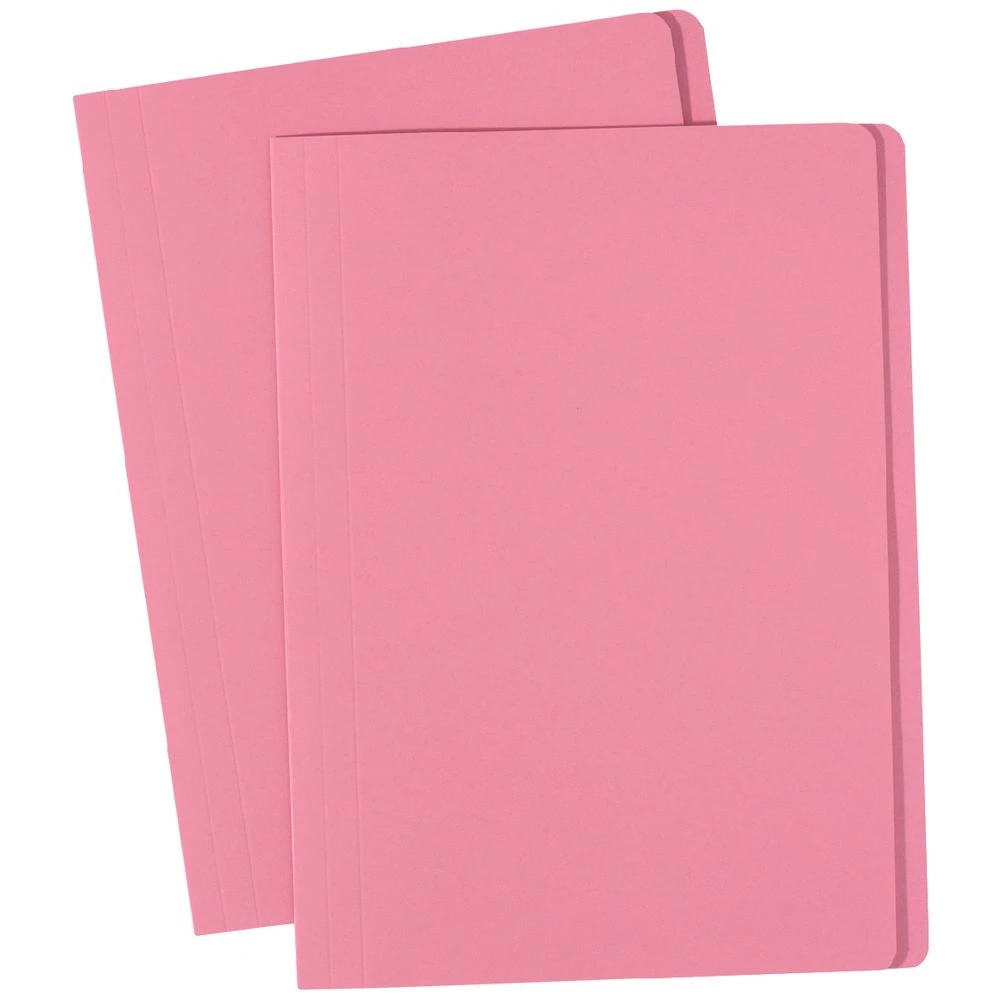 1 Avery Foolscap Manila Folder Pink 100 Pack, 1 of 2