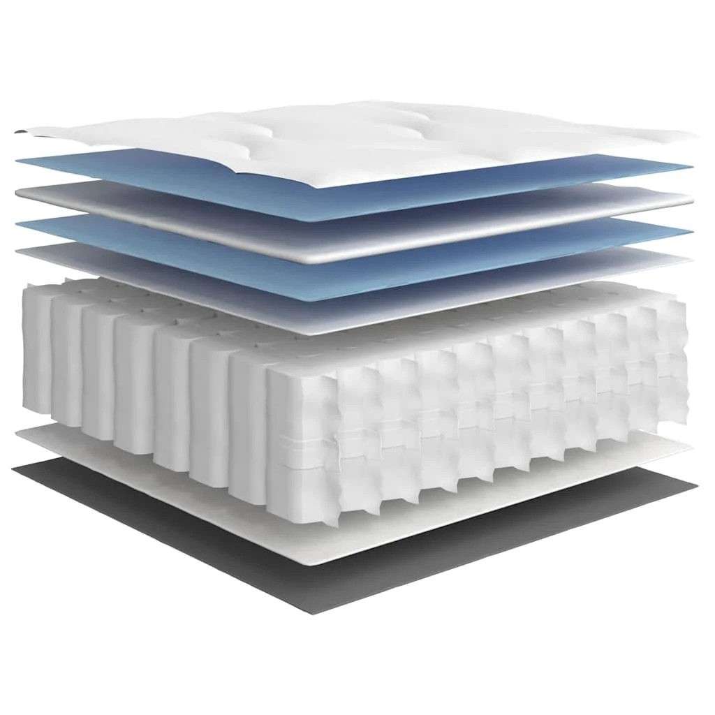7 Vidaxl Mattress - White - King Single Bed - White, 7 of 9