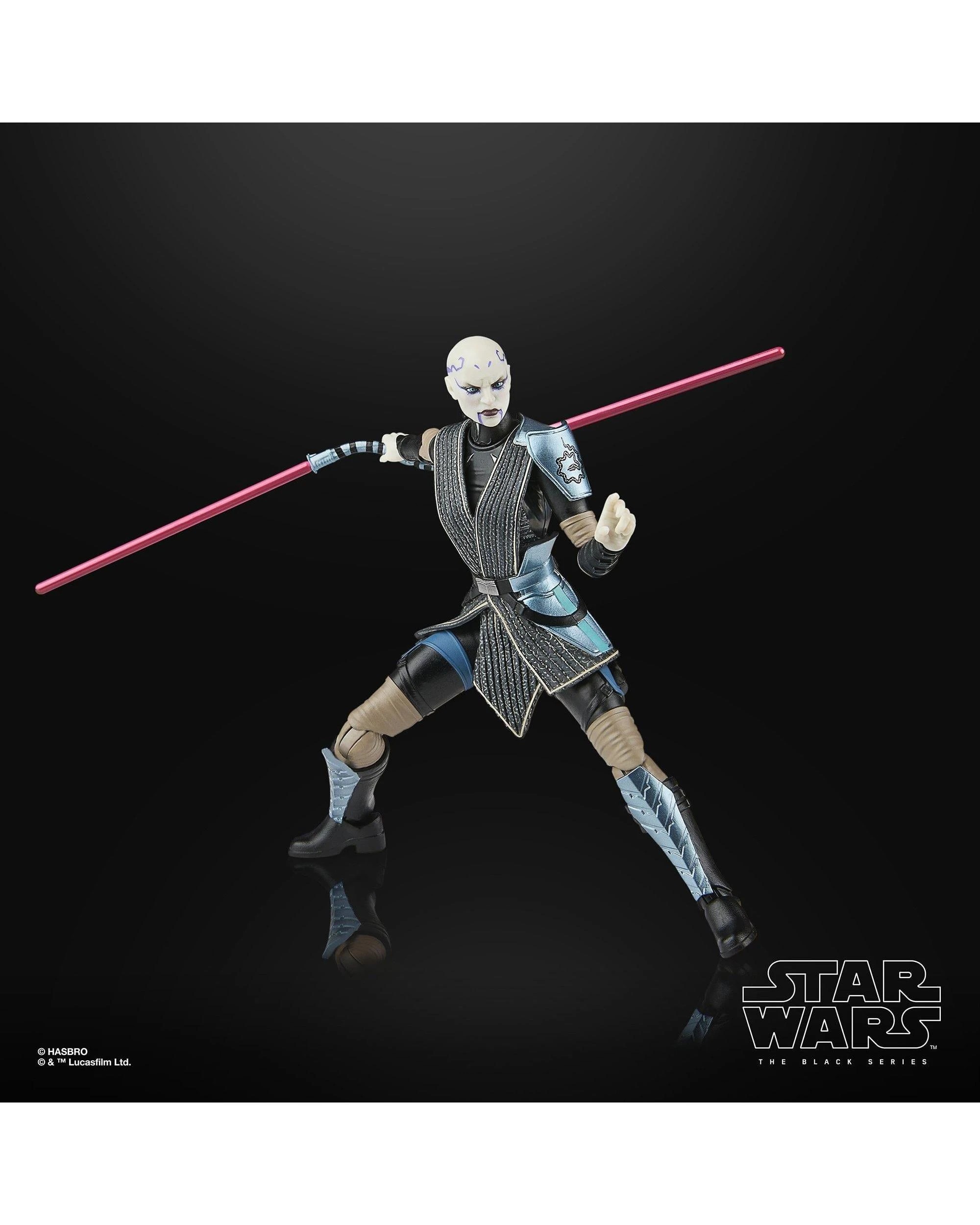 6 Star Wars: The Black Series Asajj Ventress - Bounty Hunter -  Action Figure, 6 of 10