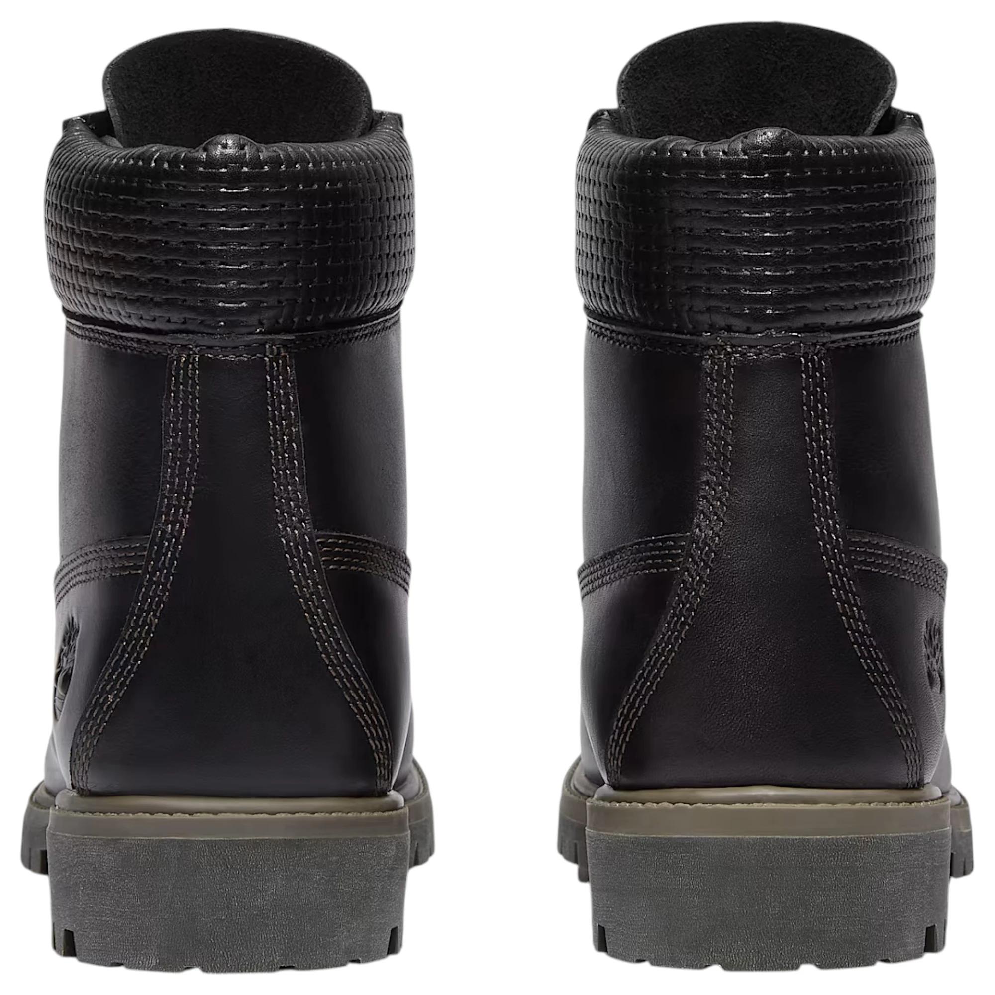 7 Timberland Mens 6-Inch Premium Waterproof Leather Wide Boot BLACK GRAIN, 7 of 7