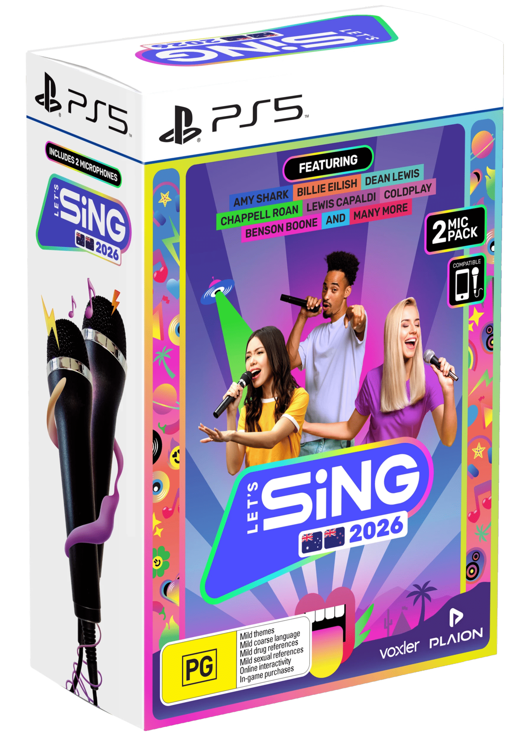 1 Let's Sing 2026 2 Mic Bundle - PlayStation 5 - Multi, 1 of 5