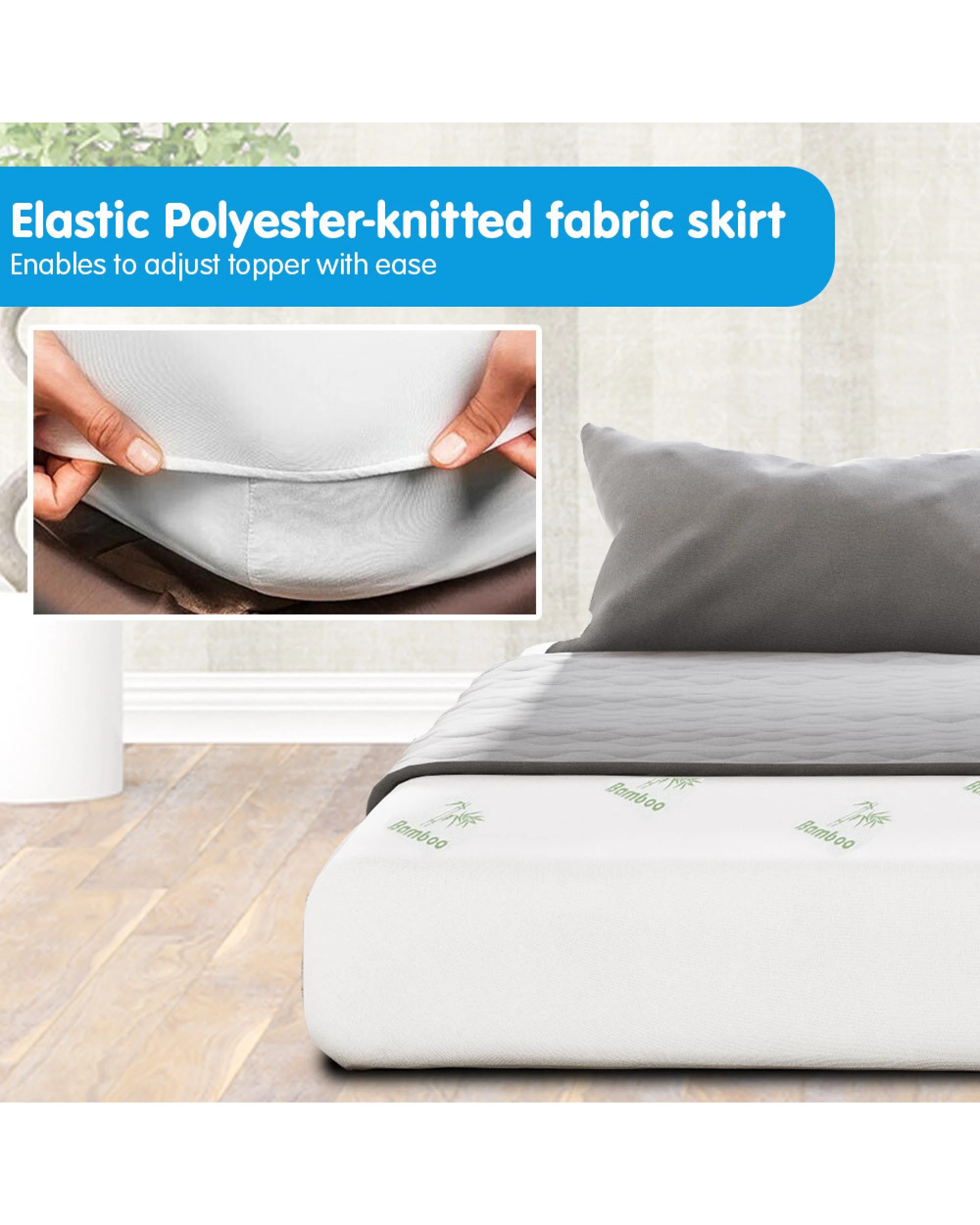 8 Laura Hill Bamboo Mattress Protector- Double, 8 of 10