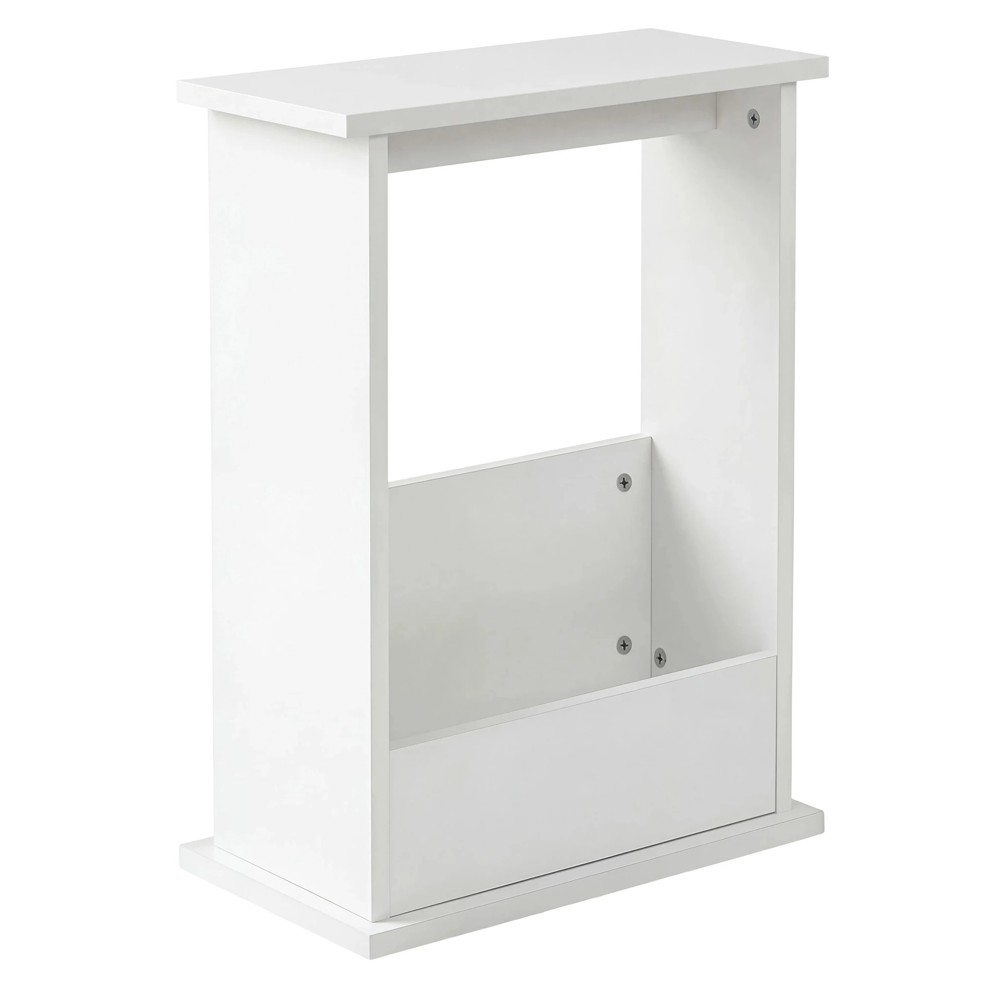 1 Levede Narrow End Table Modern Office Side Table Magazine Rack Bedside Storage, 1 of 8