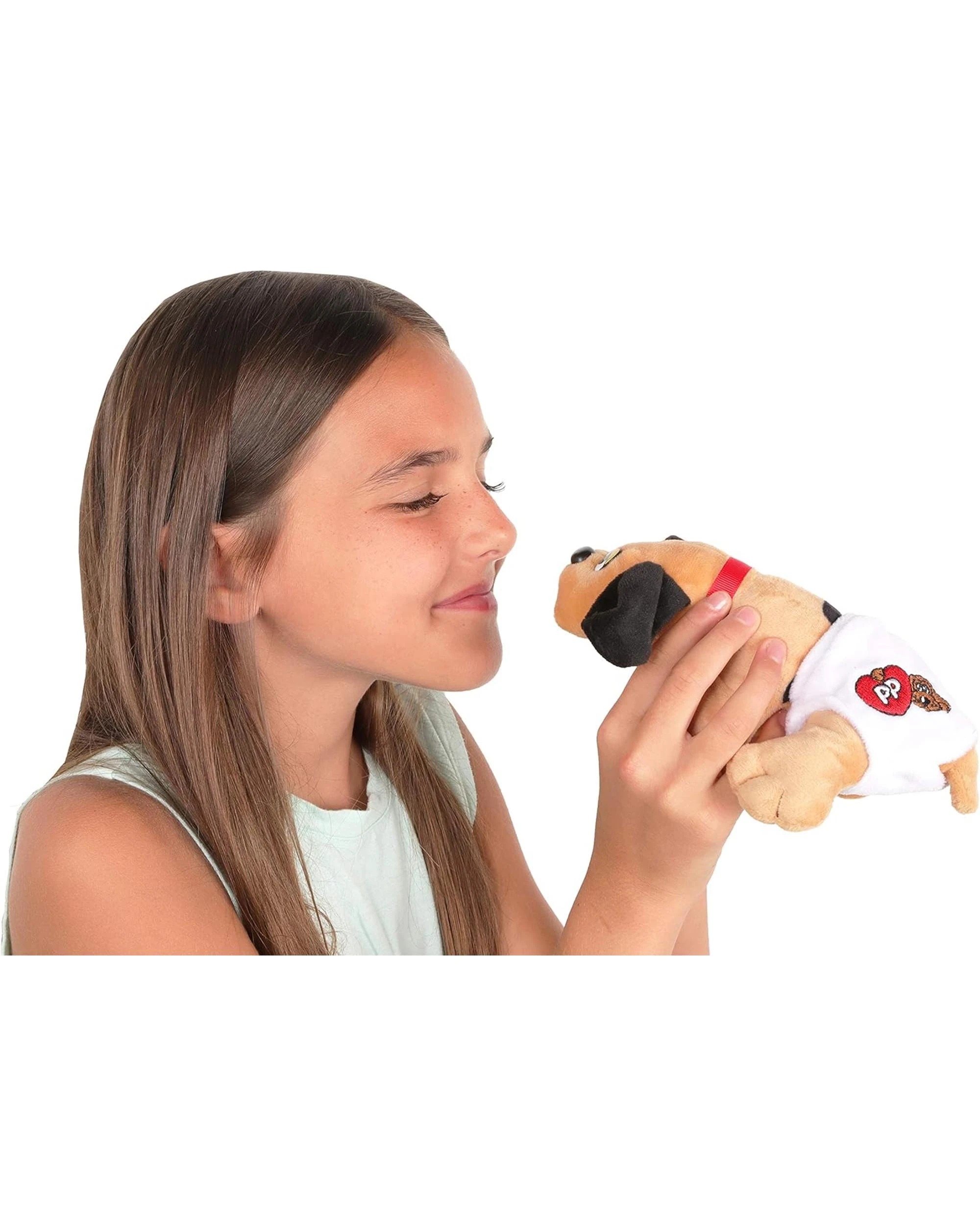 4 Pound Puppies Newborns Classic 80s Collection Cream and Brown Plush, 4 of 4