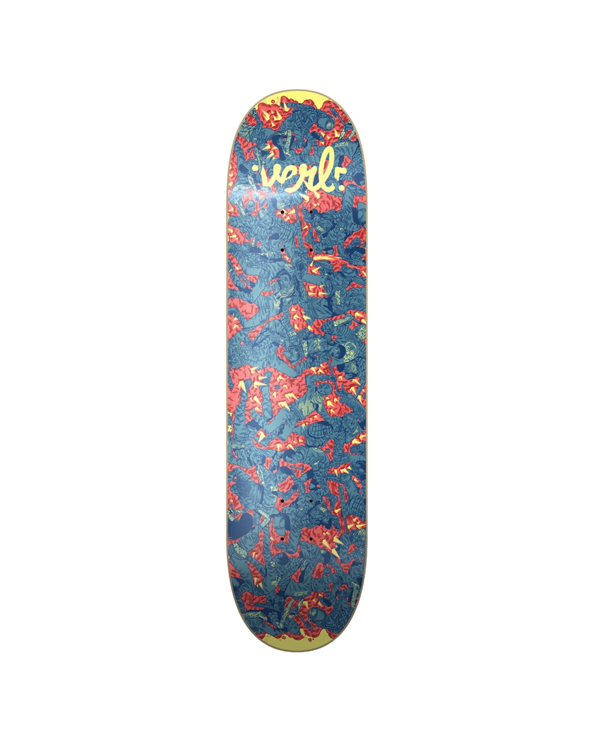 1 Verb Skateboard Deck Artist Series Human Everything 8.25 Inch - Blue, 1 of 1