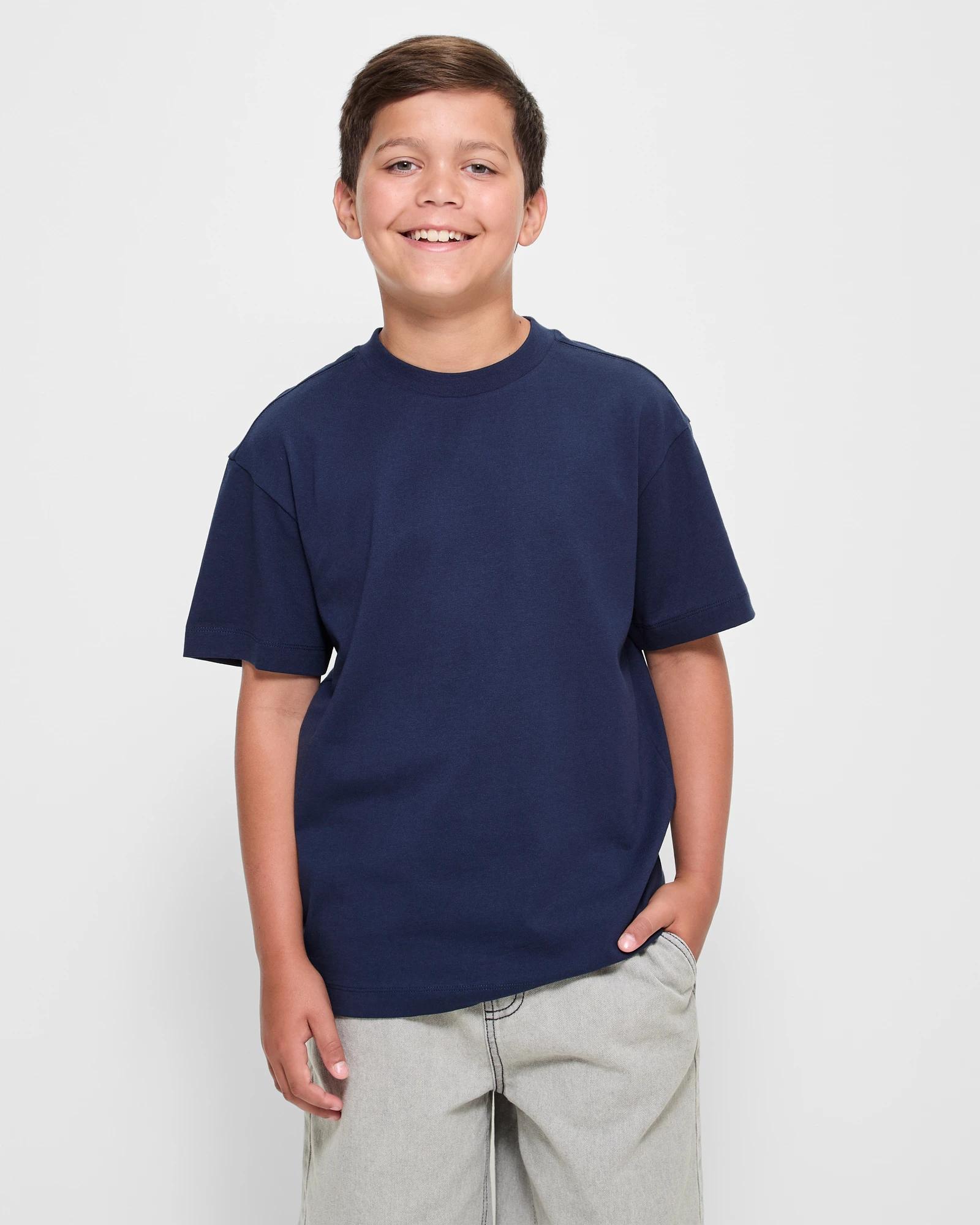 2 Target Australian Cotton T-shirt 2 Pack NAVY BLUE, 2 of 5