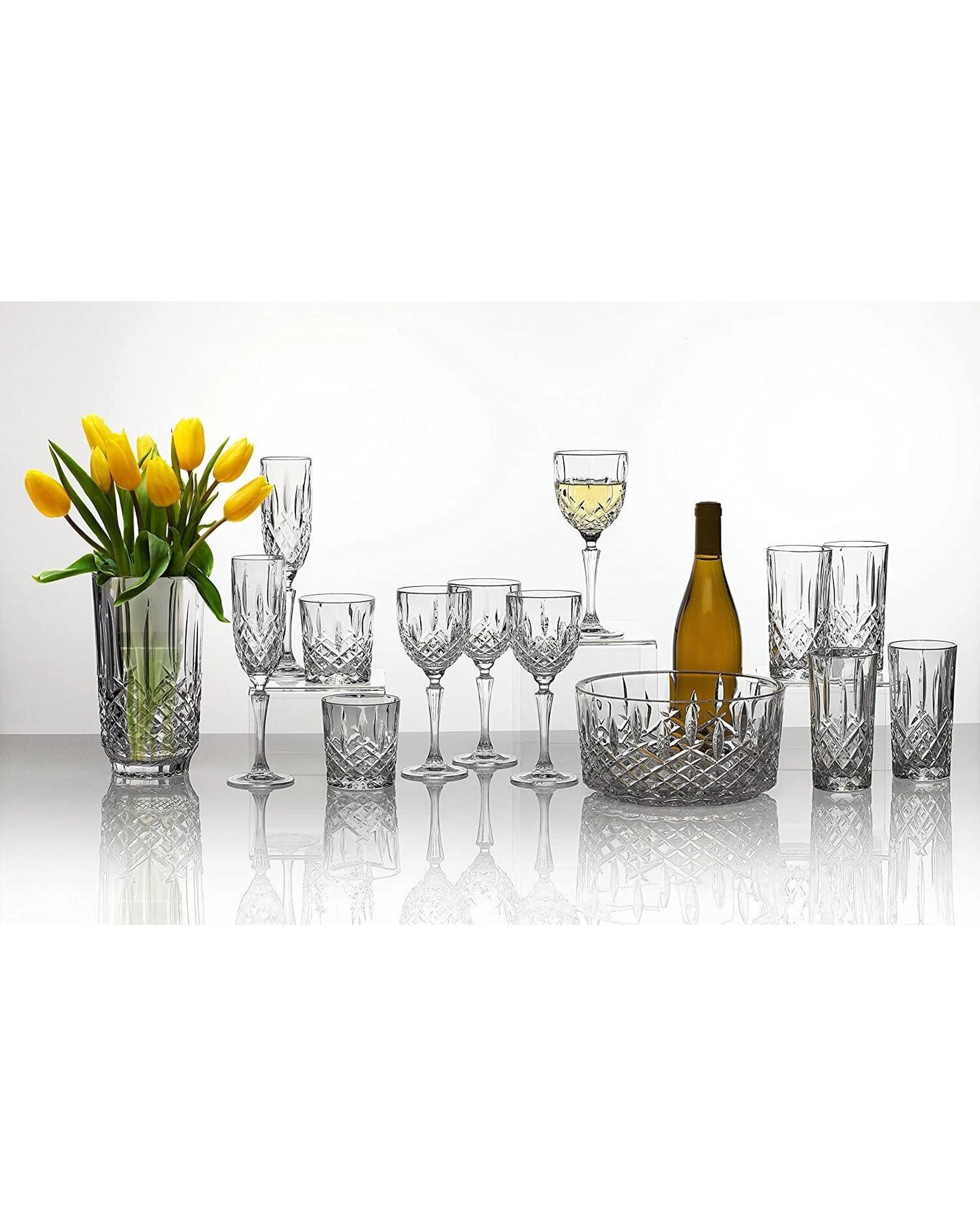 3 Waterford Marquis Markham Crystalline Old Fashion Whiskey Tumbler Set of 4, 3 of 5