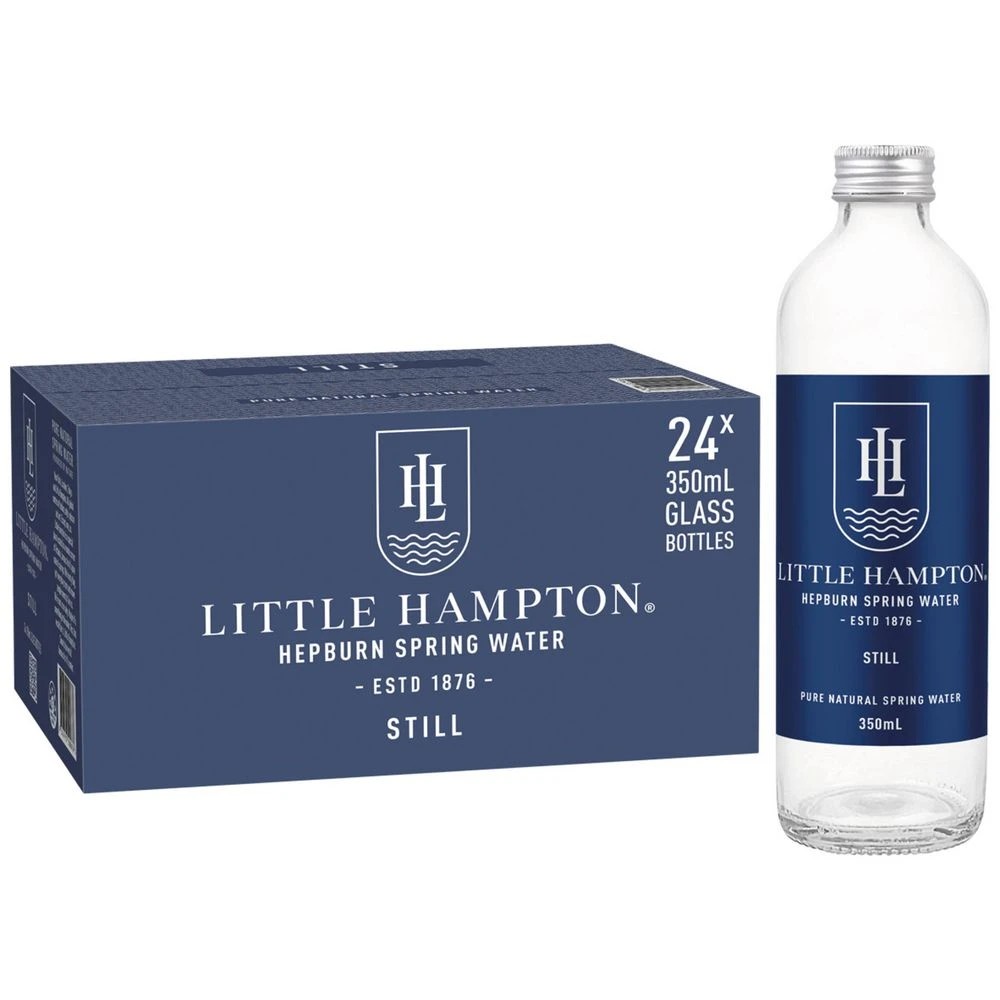 1 Little Hampton Still Water Glass Bottle 350mL 24 Pack, 1 of 3