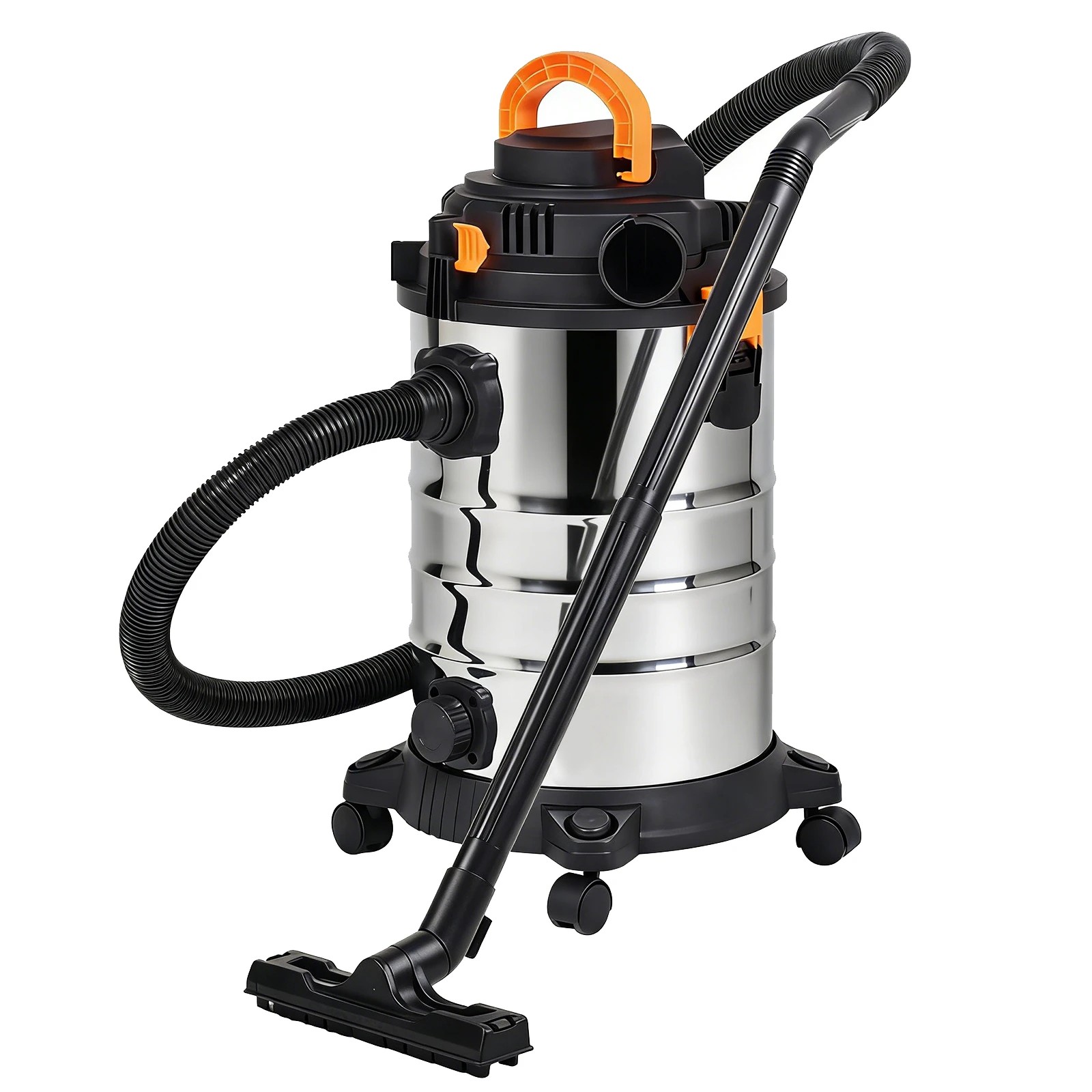 5 Advwin 30L Wet and Dry Vacuum Cleaner with Handheld Blower Wide and Crevice Nozzle Hose - Silver, 5 of 7