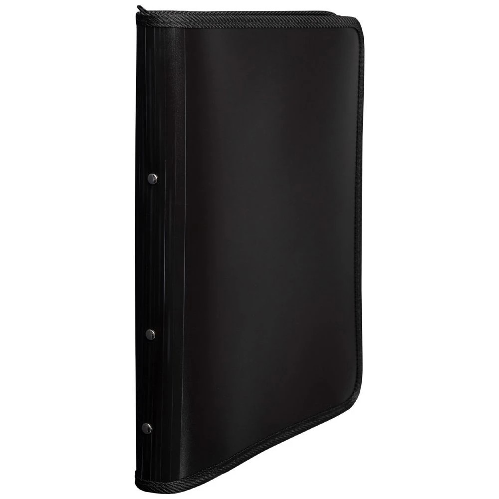 1 Keji A4 Zipper Binder Black, 1 of 2