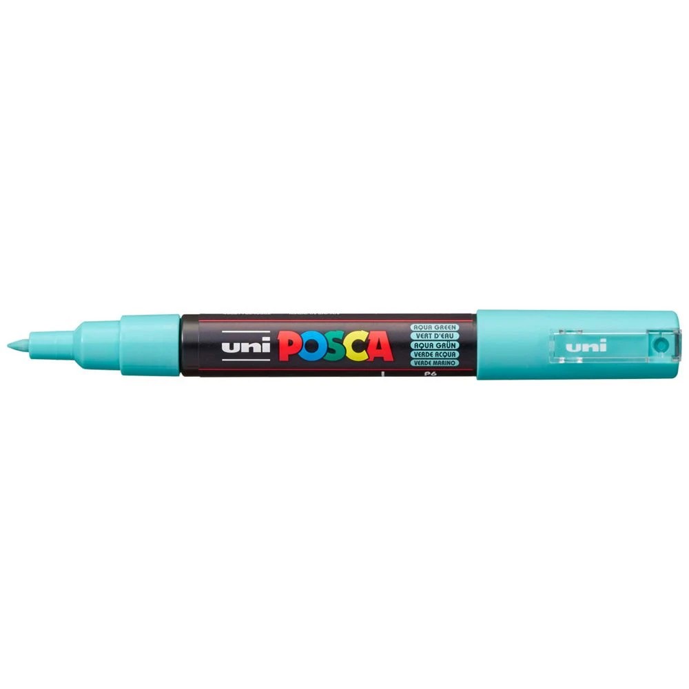 1 POSCA PC 1M Paint Marker Aqua Green, 1 of 6