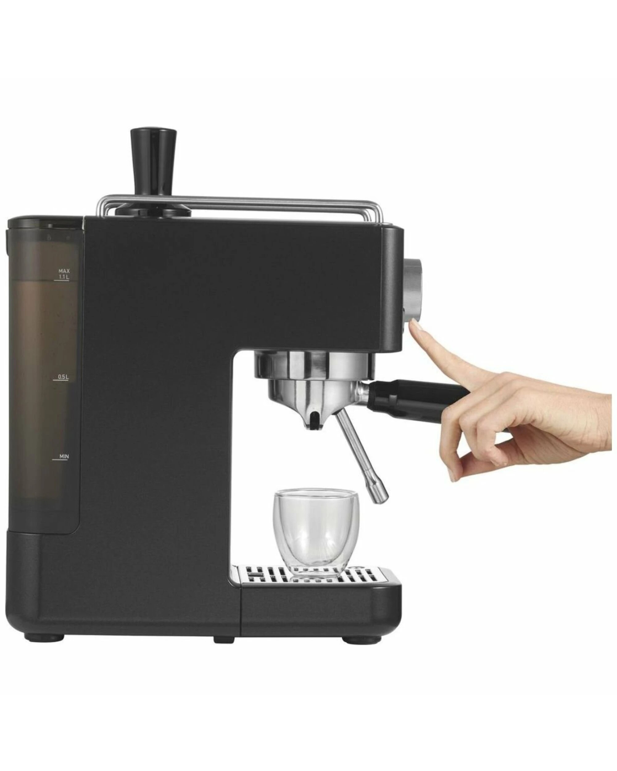 6 Sunbeam Origins Slimline Espresso Machine EMM4500BK, 6 of 10