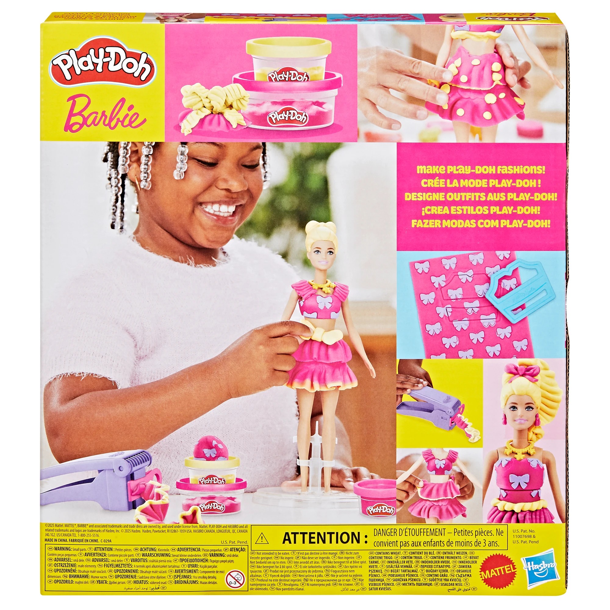 2 Play-Doh Play - Doh Barbie Ruffles and Bows Set - Multi, 2 of 2