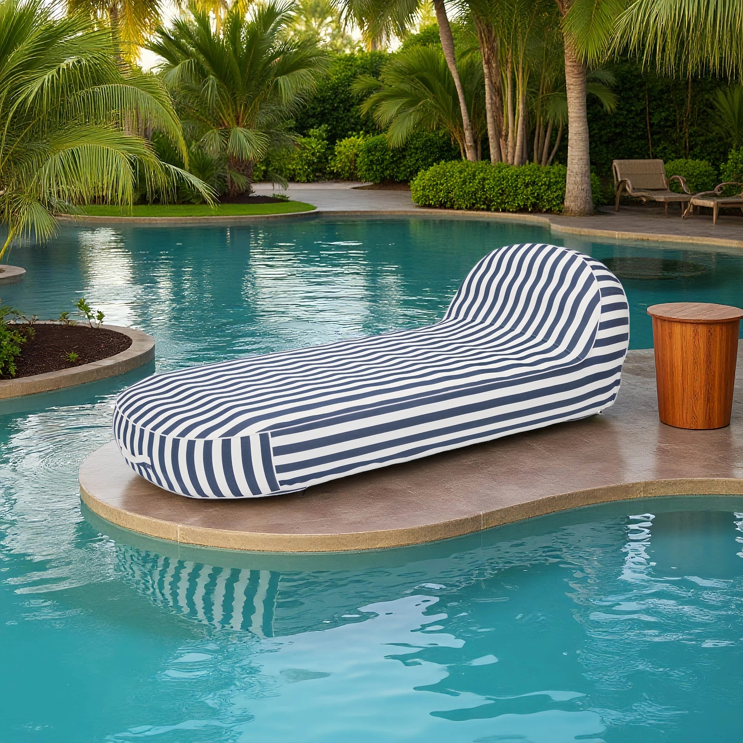 9 IHOMDEC Outdoor Waterproof Inflatable Lounge Chair - Blue, 9 of 10