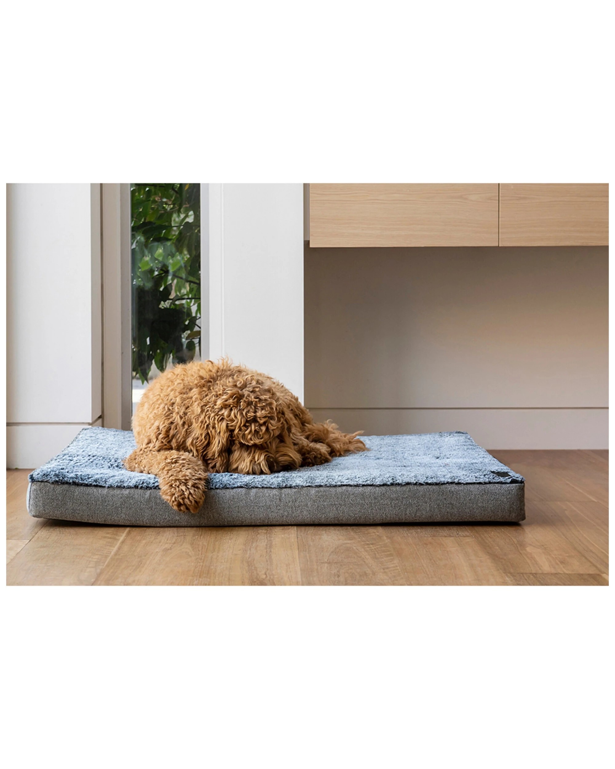 3 Superior Pet Goods Orthopedic Pet Mat Grey Faux Fur Jumbo 110cm Mattress - Grey, 3 of 4