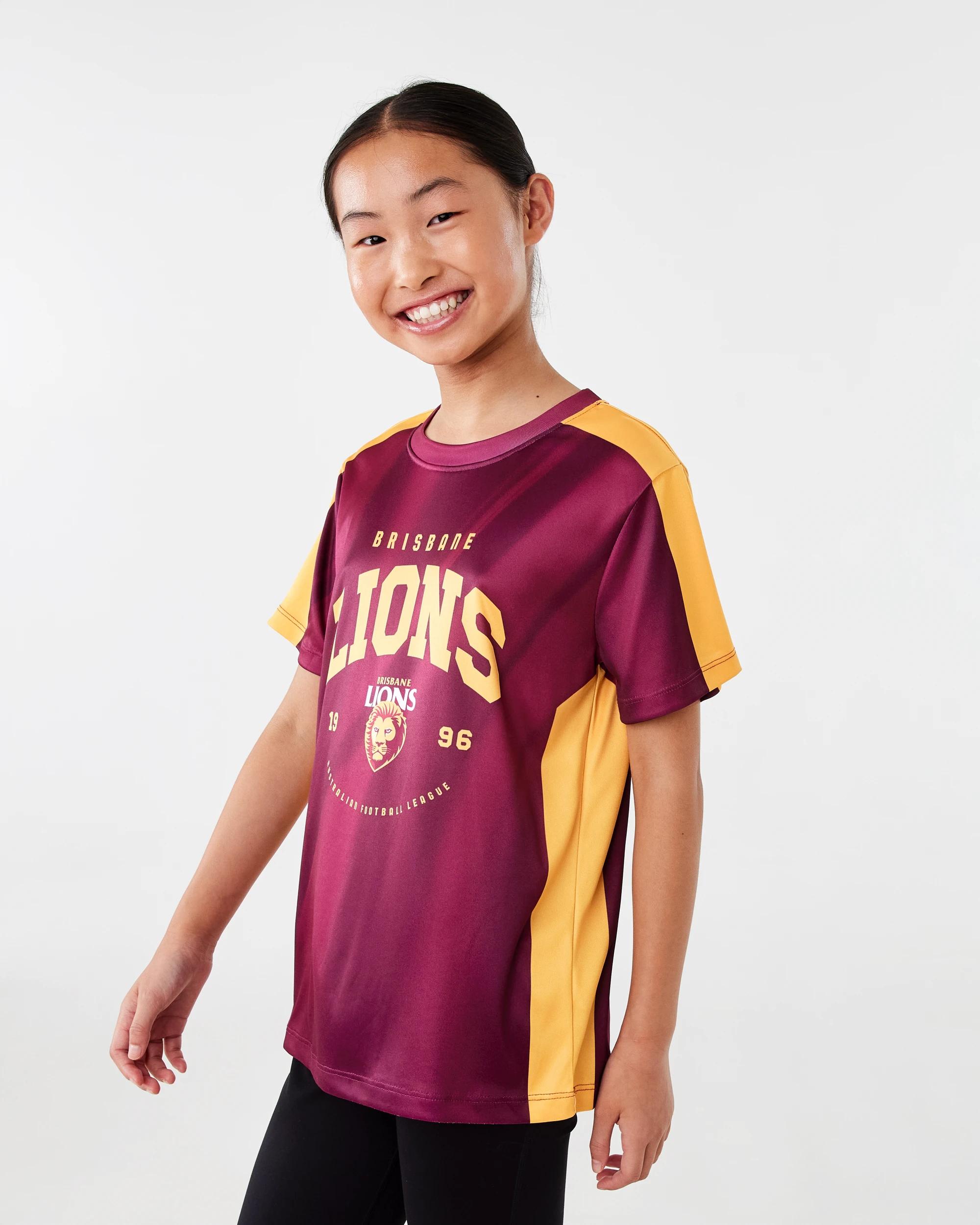 2 Official AFL Youth Training T-shirt Brisbane, 2 of 8