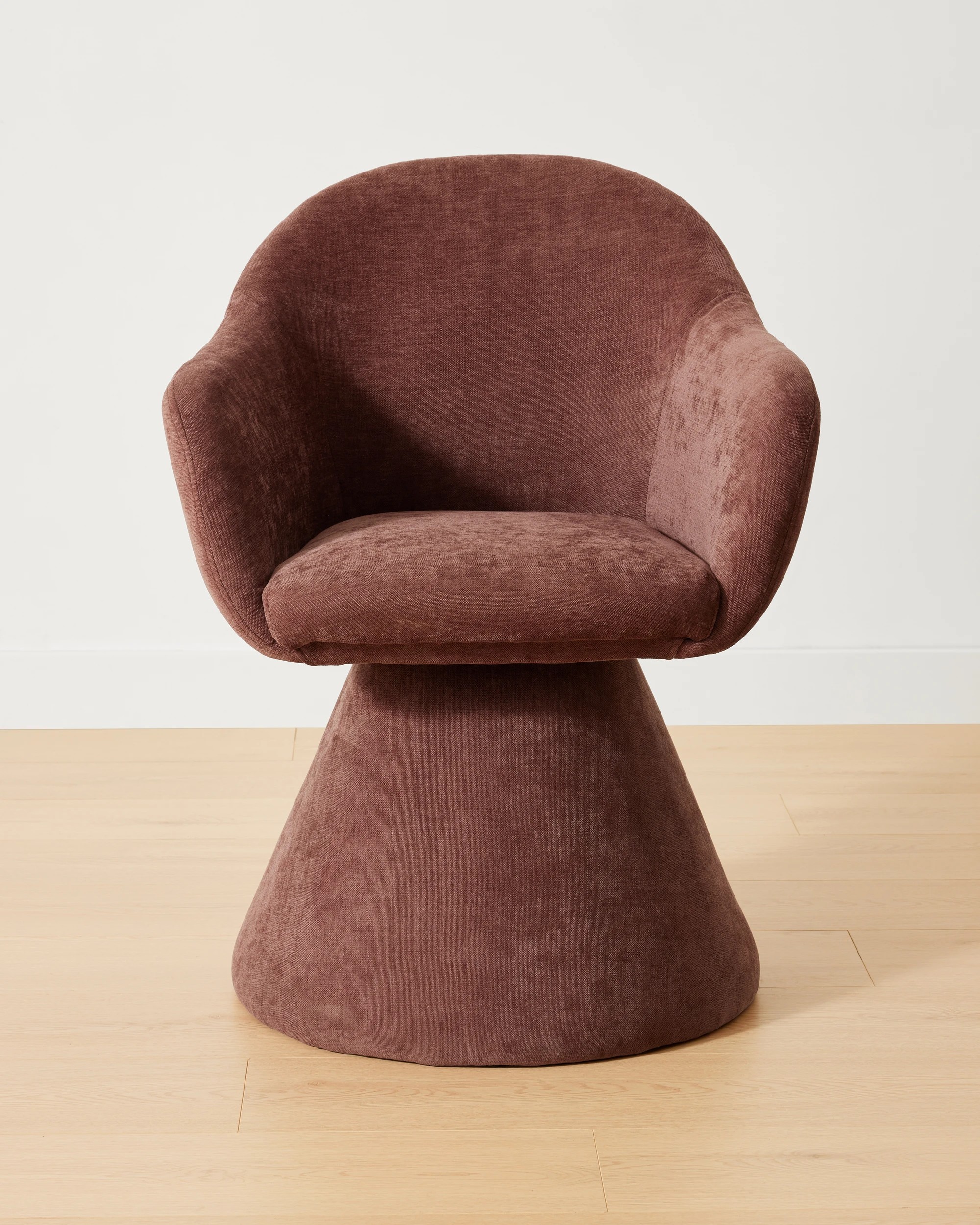 2 Gigi Swivel Dining Chair - Burgundy, 2 of 7