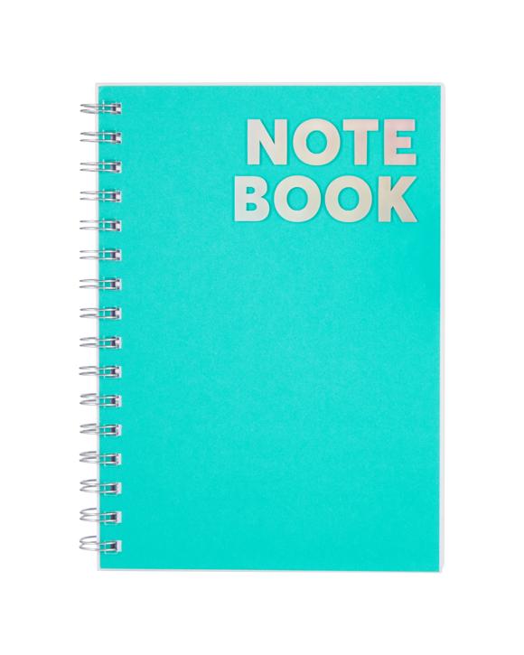 A5 Notebook Green Acrylic Cover 80gsm 160 Pages