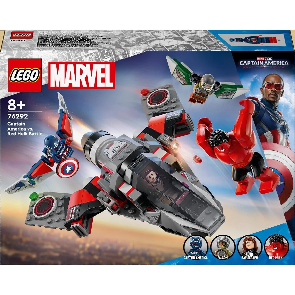 1 LEGO Marvel Captain America vs. Red Hulk Battle 76292, 1 of 10