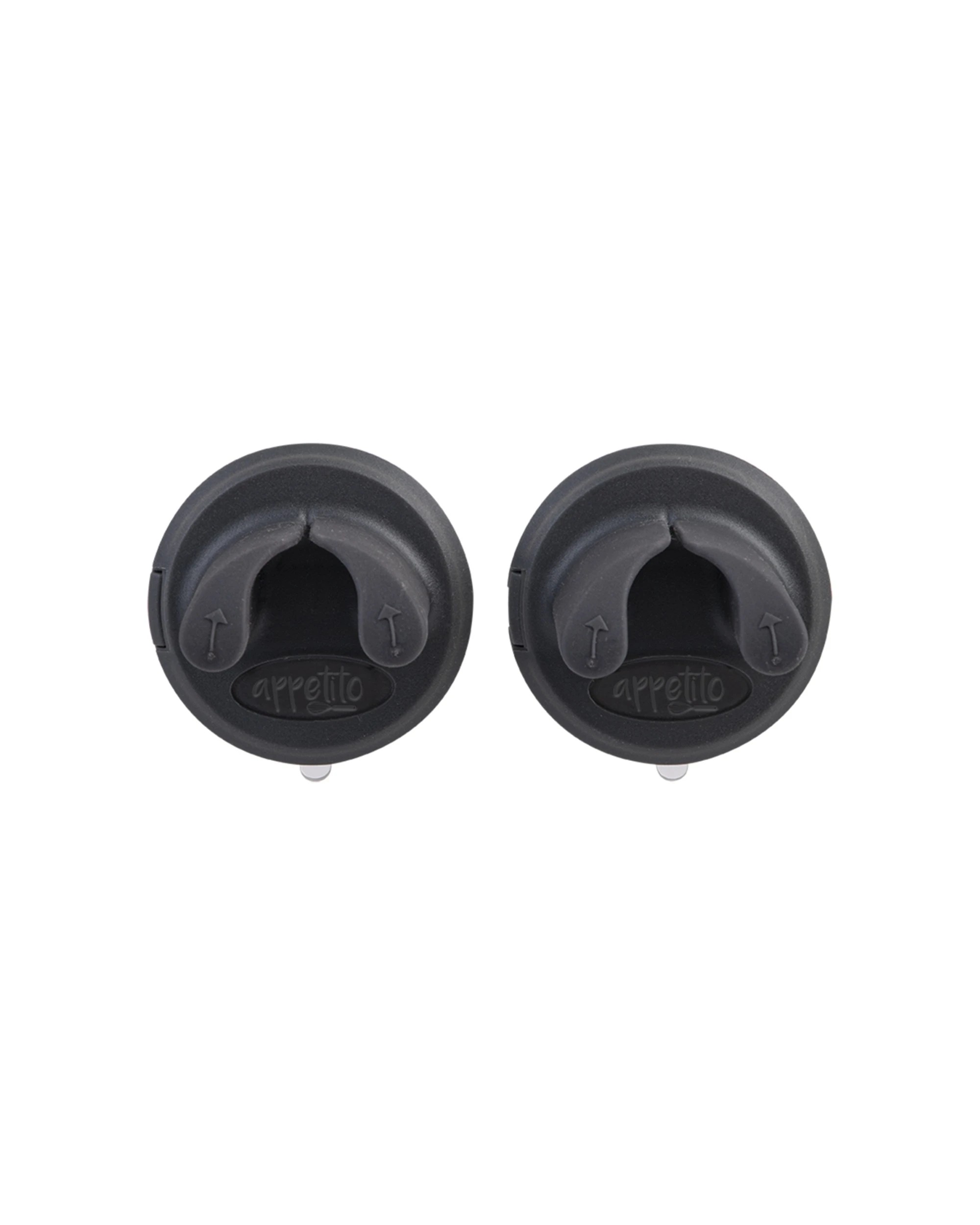 2 Appetito 3x 2pc Suction Towel Holders Home Kitchen Cooking - Charcoal, 2 of 5