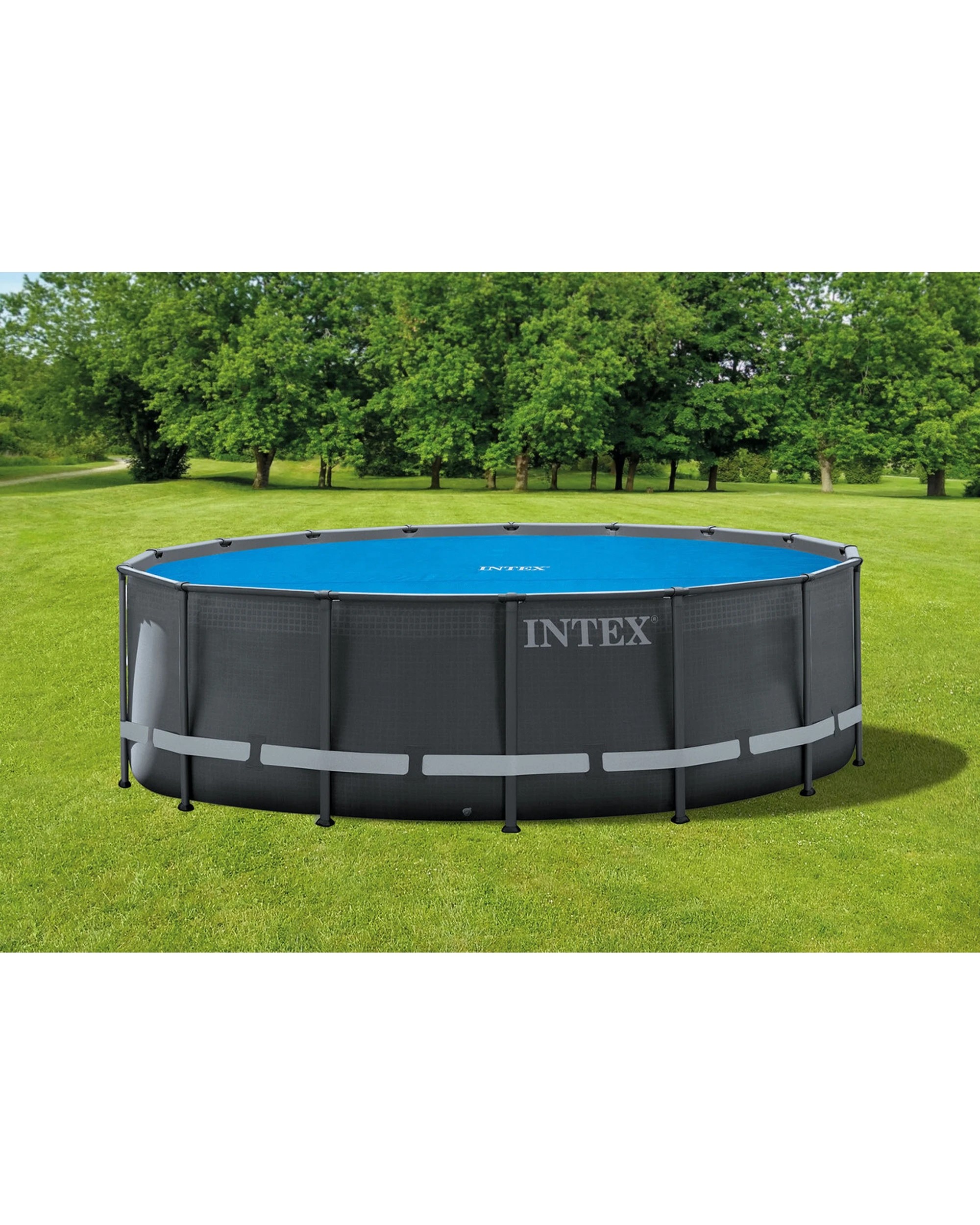 3 Intex Above Ground Solar Outdoor Pool Cover - Blue, 3 of 5